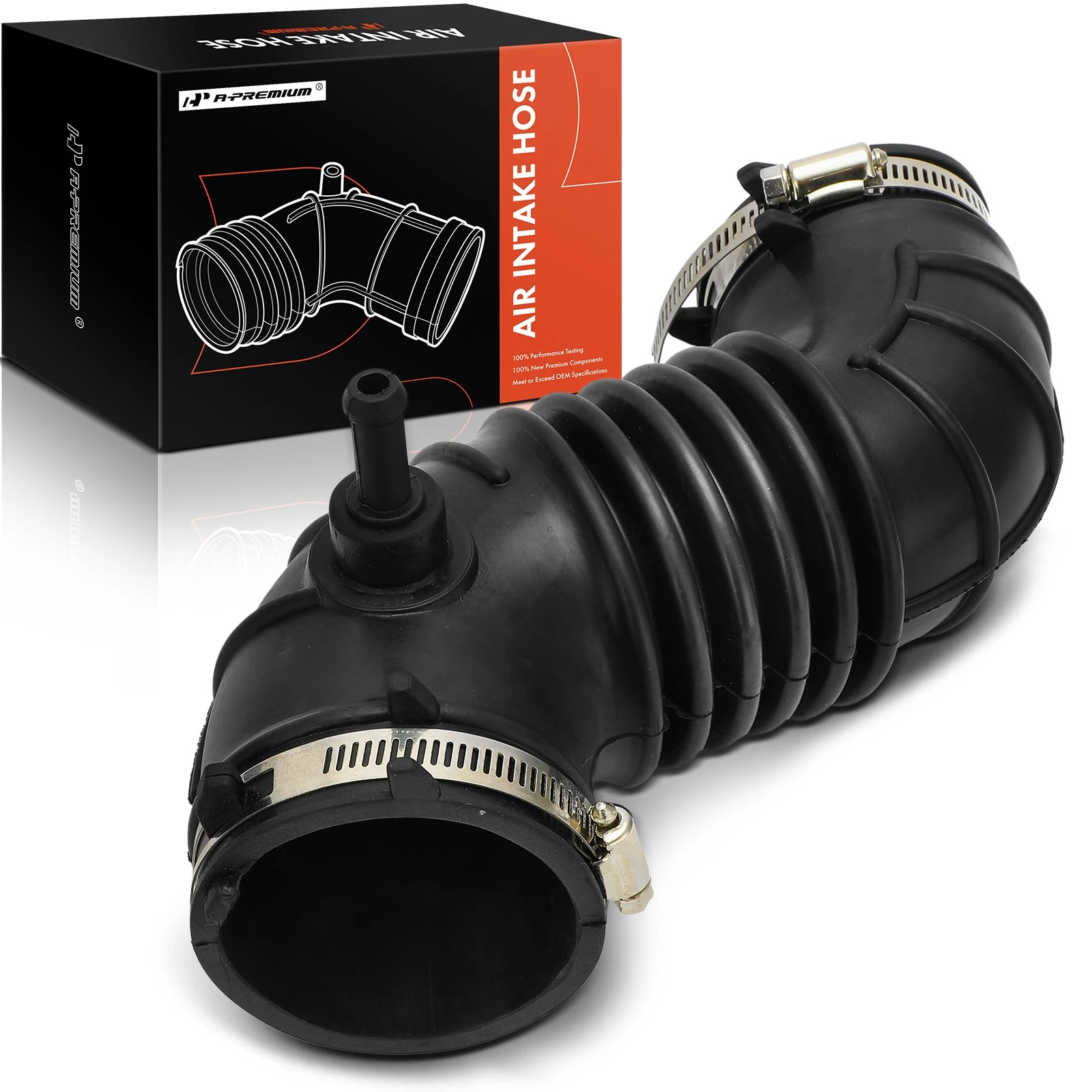 Engine Air Intake Hose with Hose Clamps for 2012-2017 Kia Rio