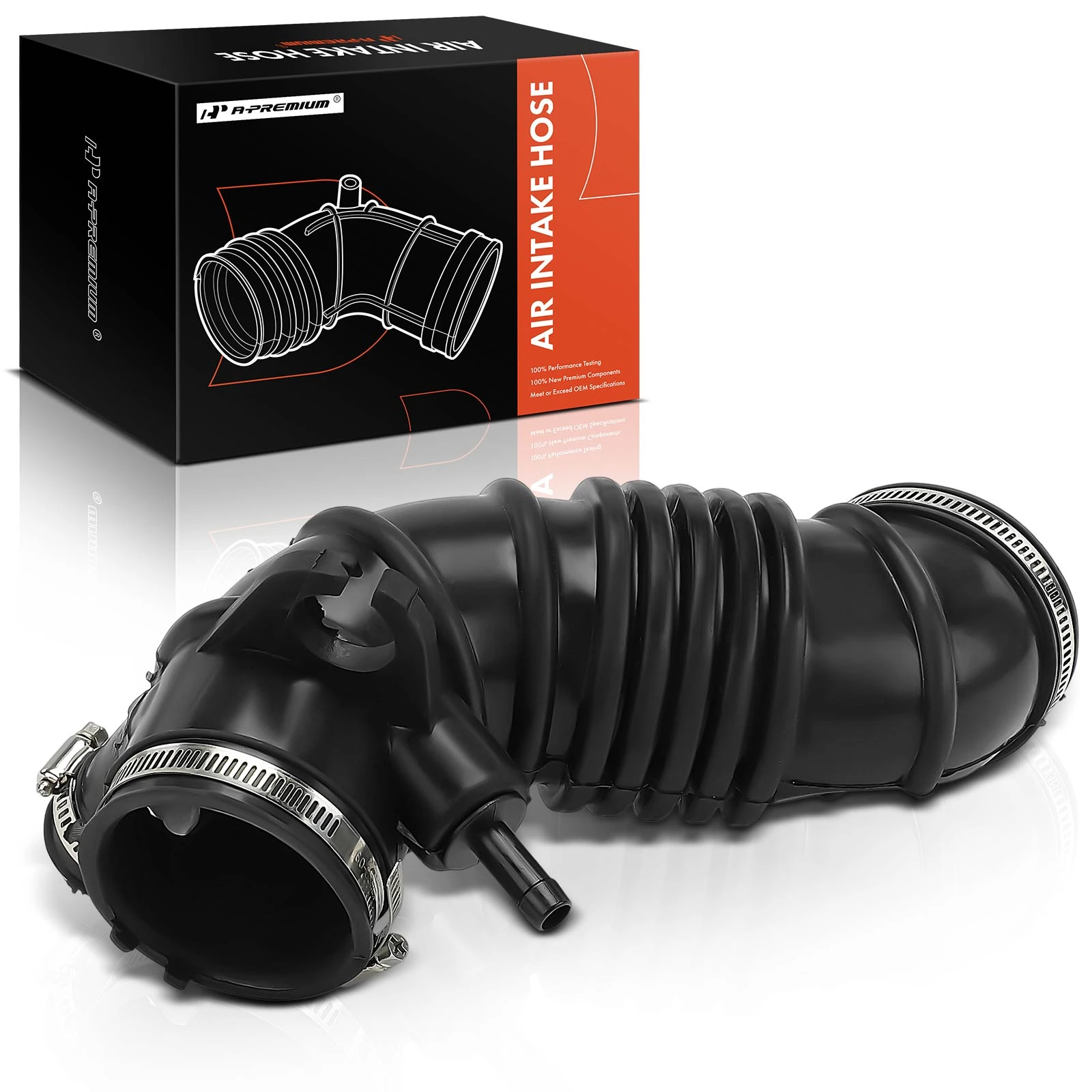 Air Intake Hose Tube with Clamps