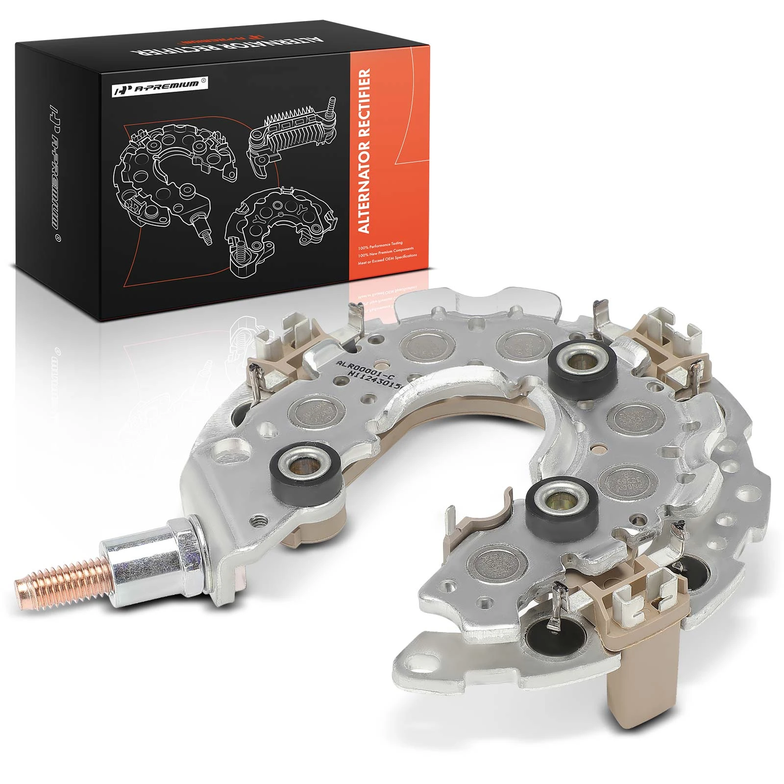 Alternator Rectifier Diode with Aluminum Heat Sinks for 2004 Acura TL