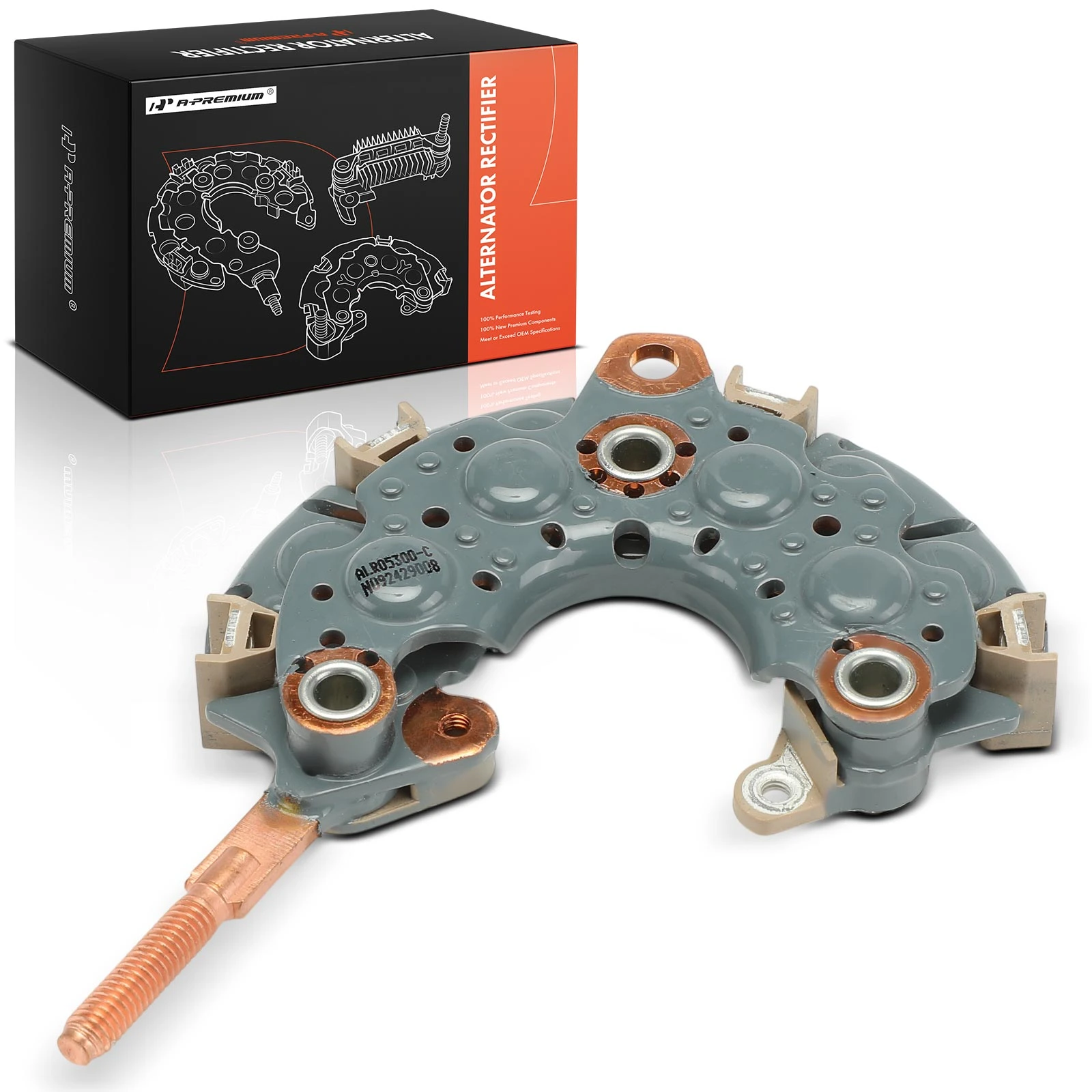 Alternator Rectifier Diode with Aluminum Heat Sinks 8-50A for 2000-2002 Toyota Tundra