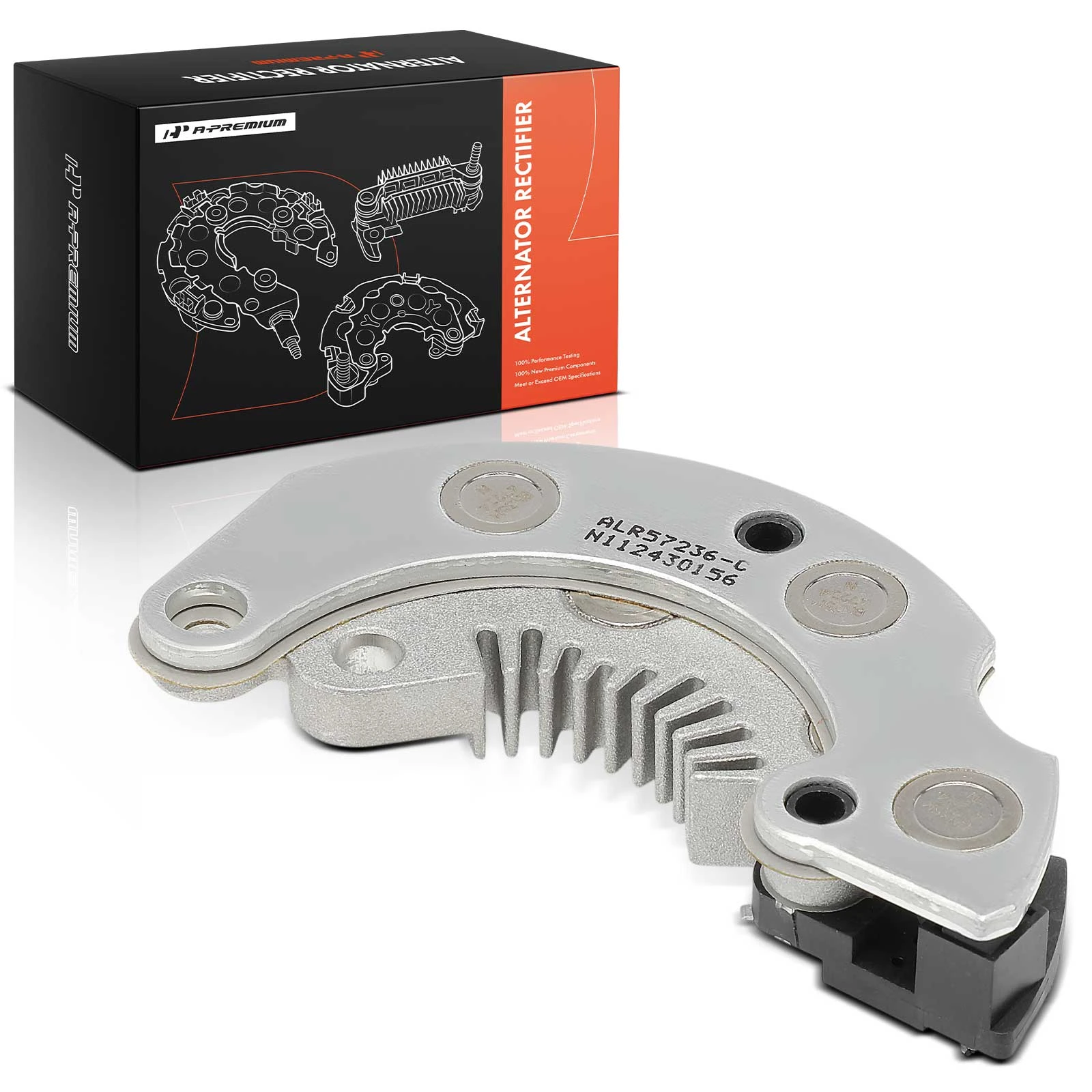 Alternator Rectifier Diode with Aluminum Heat Sinks for 1992-1995 Chevrolet C2500 Suburban