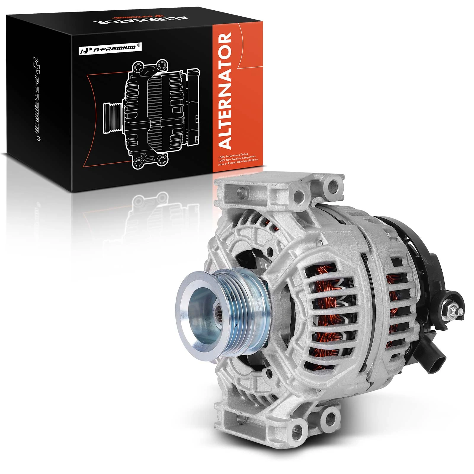 Alternator 140A 12V CW 5-Groove Clutch Pulley