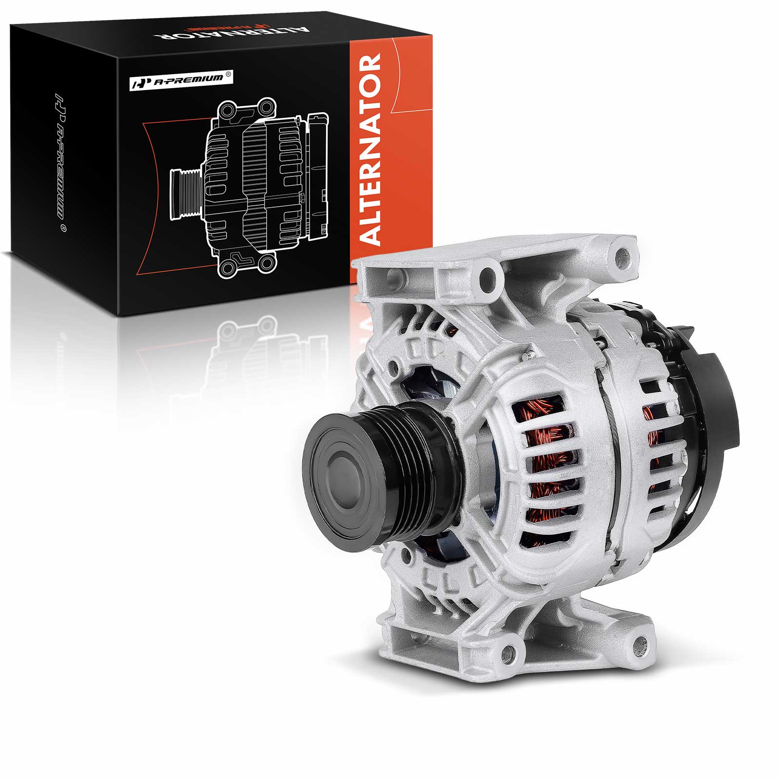 Alternator 120A 12V CW 5-Groove Decoupler Pulley