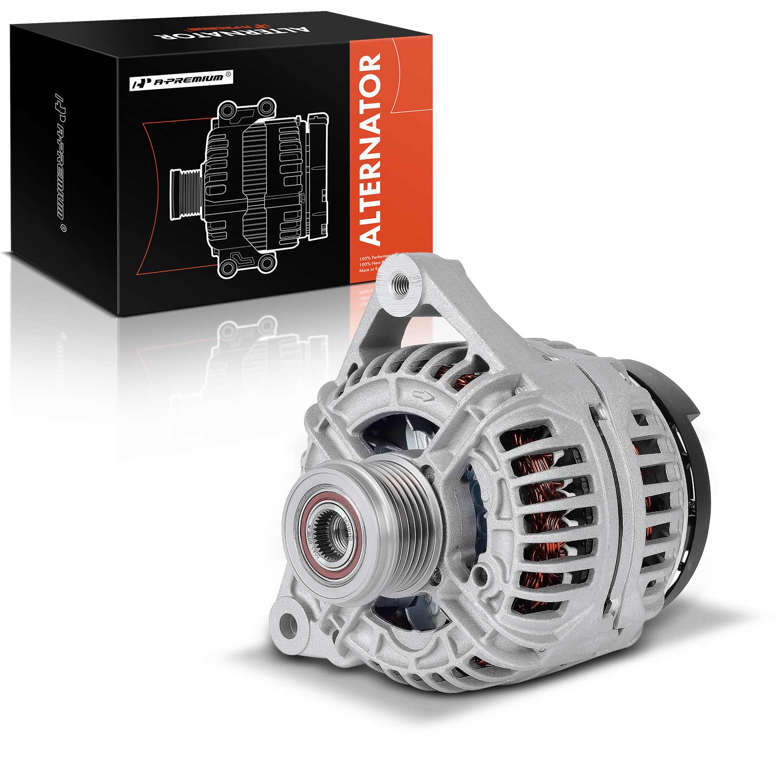 Alternator 150A 12V CW 6-Groove Clutch Pulley