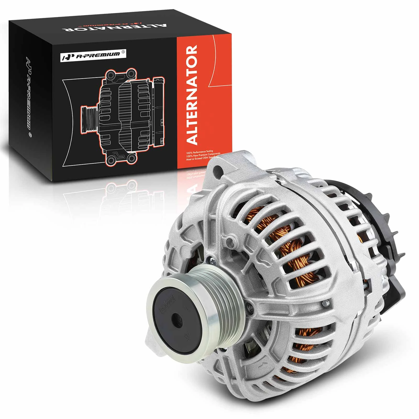 Alternator 160A 12V CCW 6-Groove Clutch Pulley