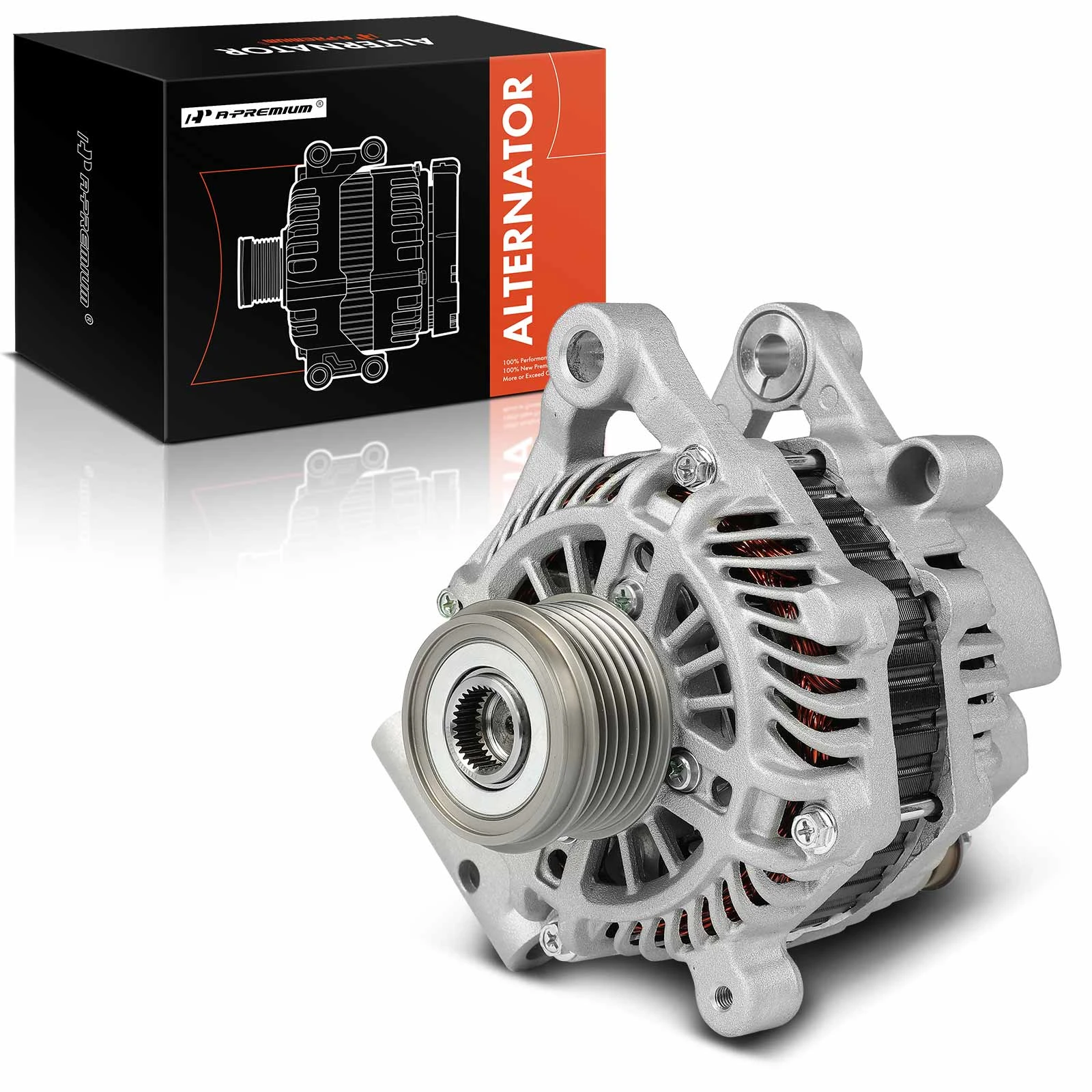 Alternator 75A 12V CW 6-Groove Pulley