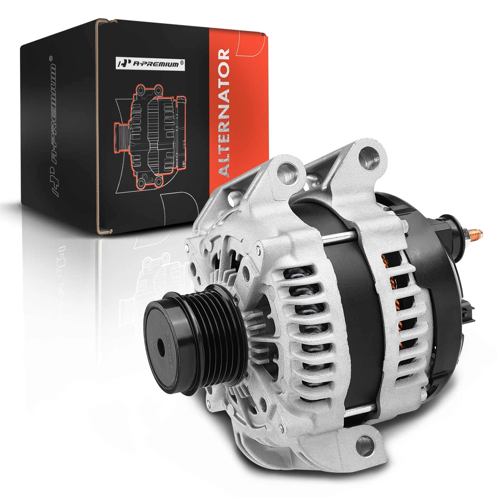 Alternator 180A 12V CW 6-Groove Clutch