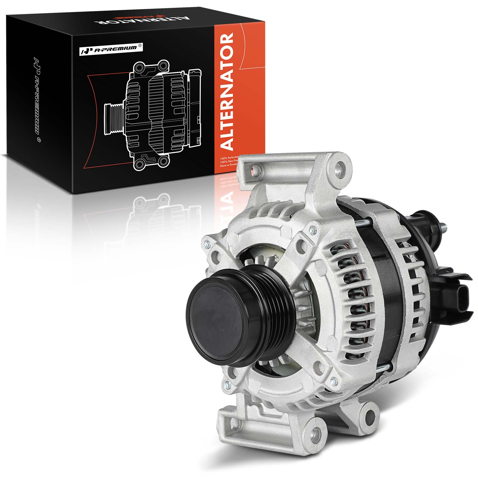 2014-2017 Buick Regal Alternator 130A 12V Clockwise 5-Groove Pulley A-Premium APALT1188