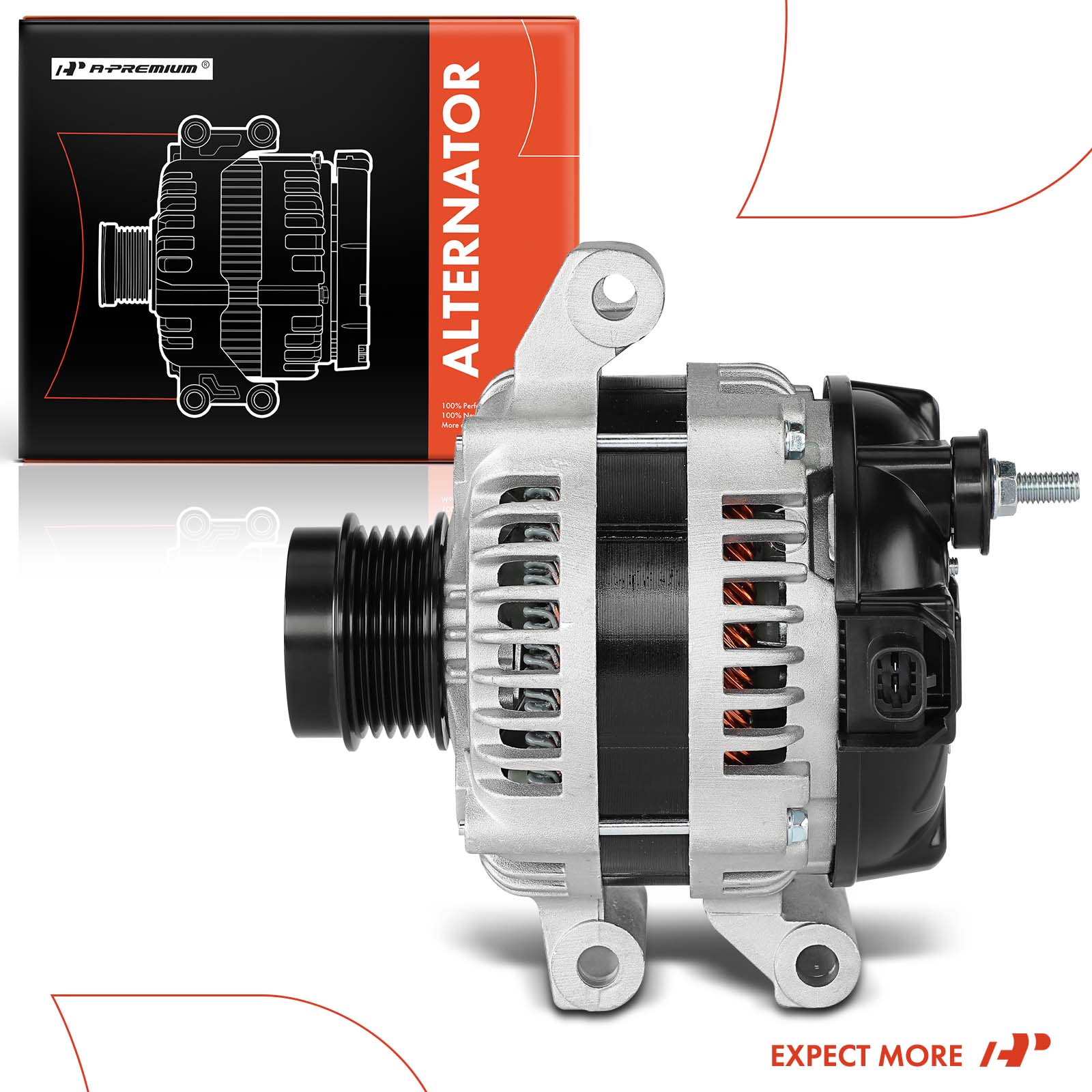 Alternators | HP-13547-180A(2.5"pulley) | Autotech