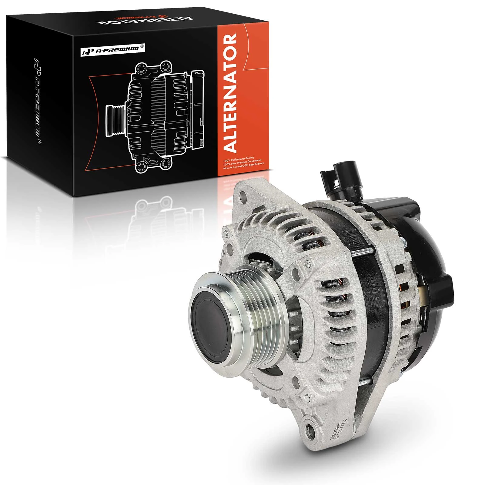 Alternator 155A 12V CW 6-Groove Clutch Pulley