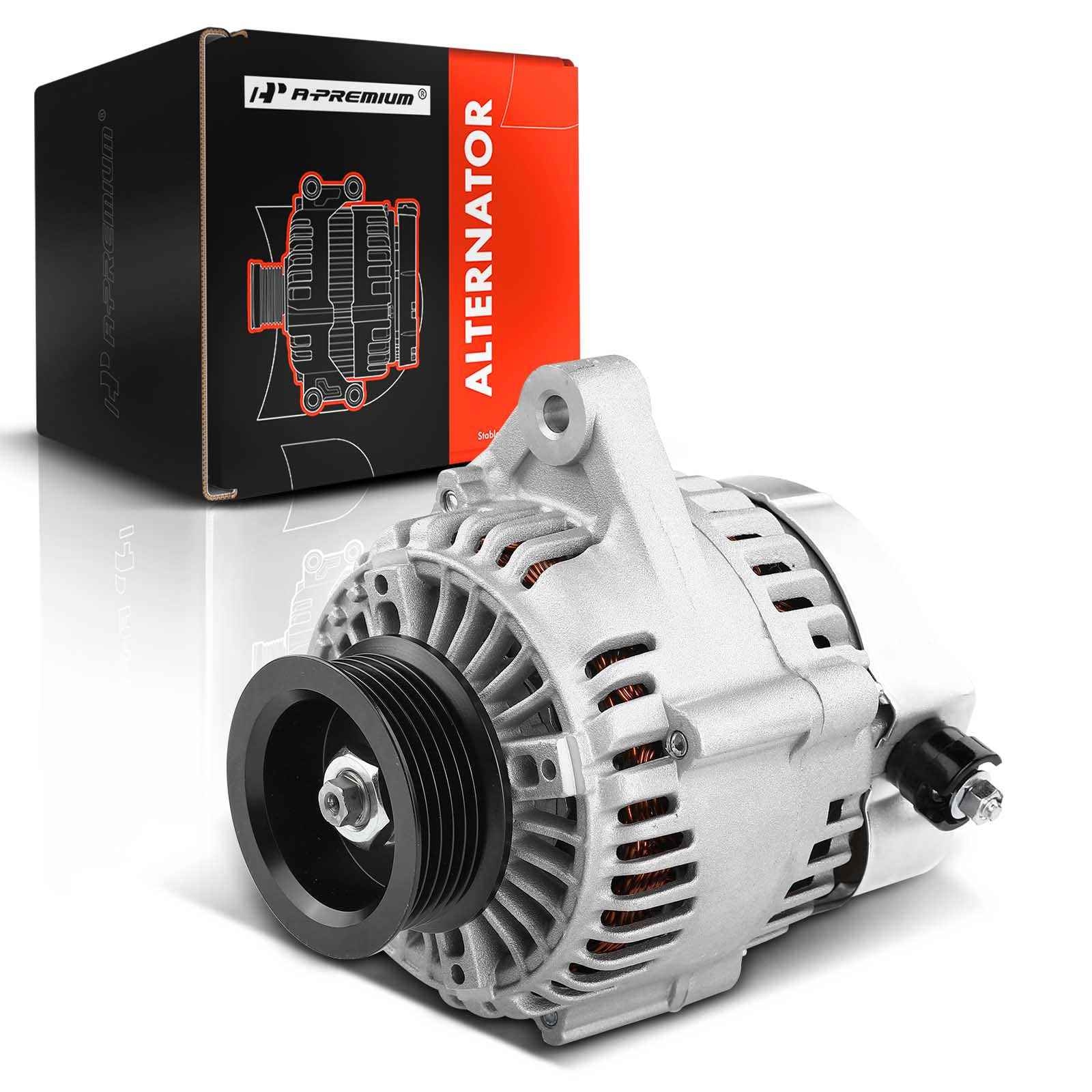 1994-1997 Honda Accord Alternator 80A 12V Counterclockwise 6-Groove Pulley A-Premium APALT304