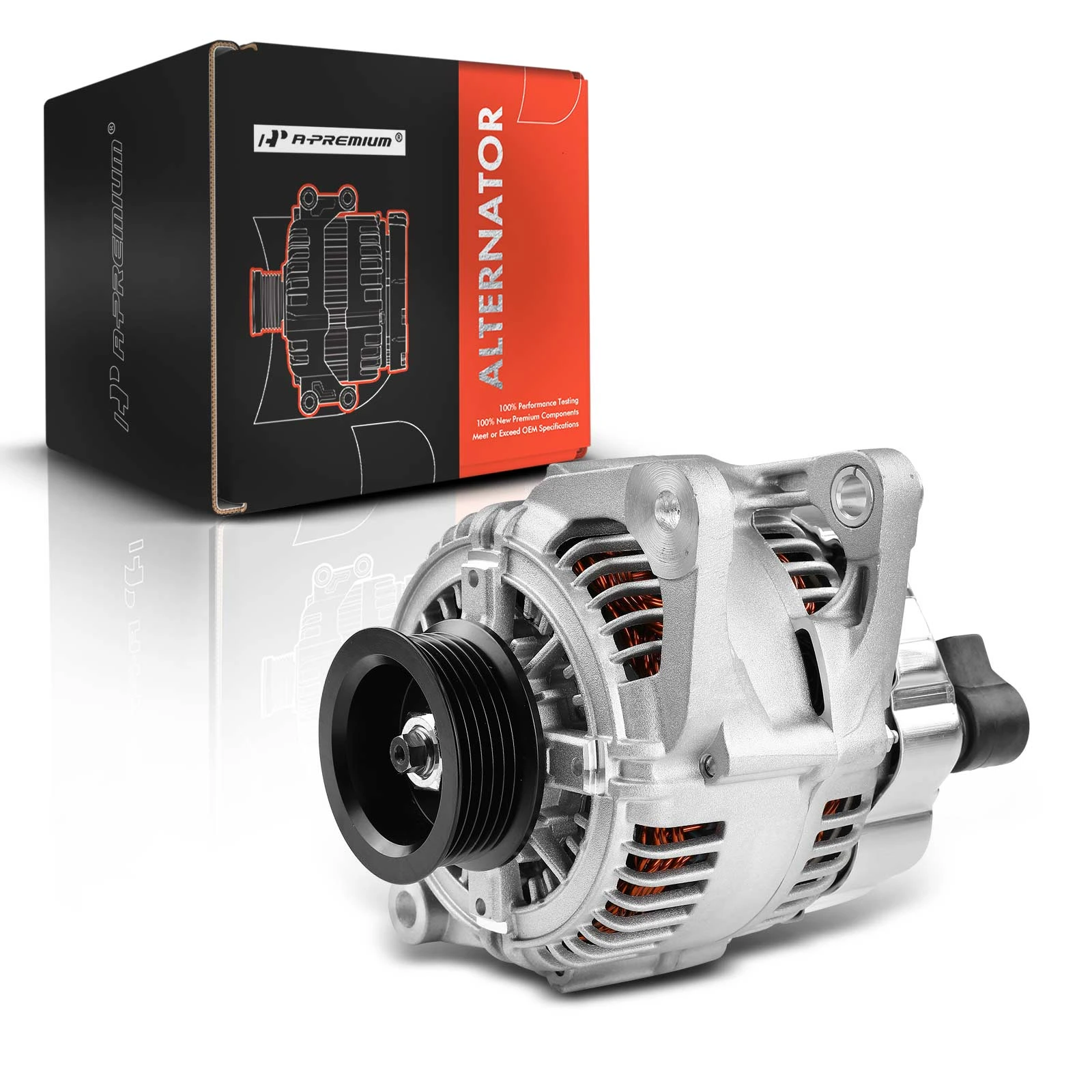 2000 Chrysler Grand Voyager Alternator 130A 12V Clockwise 6-Groove Pulley A-Premium APALT327