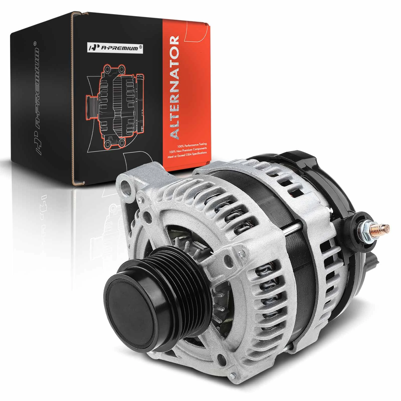 Alternator 140A 12V CW 6-Groove Clutch Pulley