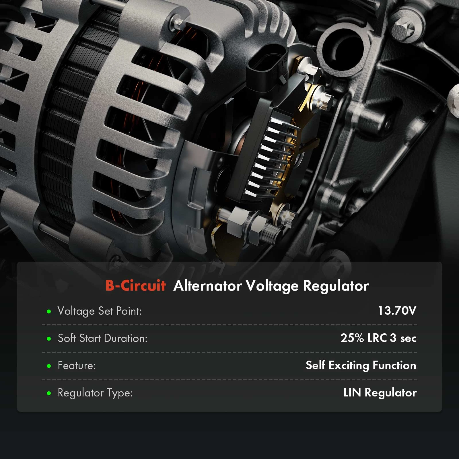 Alternator Regulator for Volvo XC90 2005-2006 S60 2005-2009 XC70 05-07 S80 14V