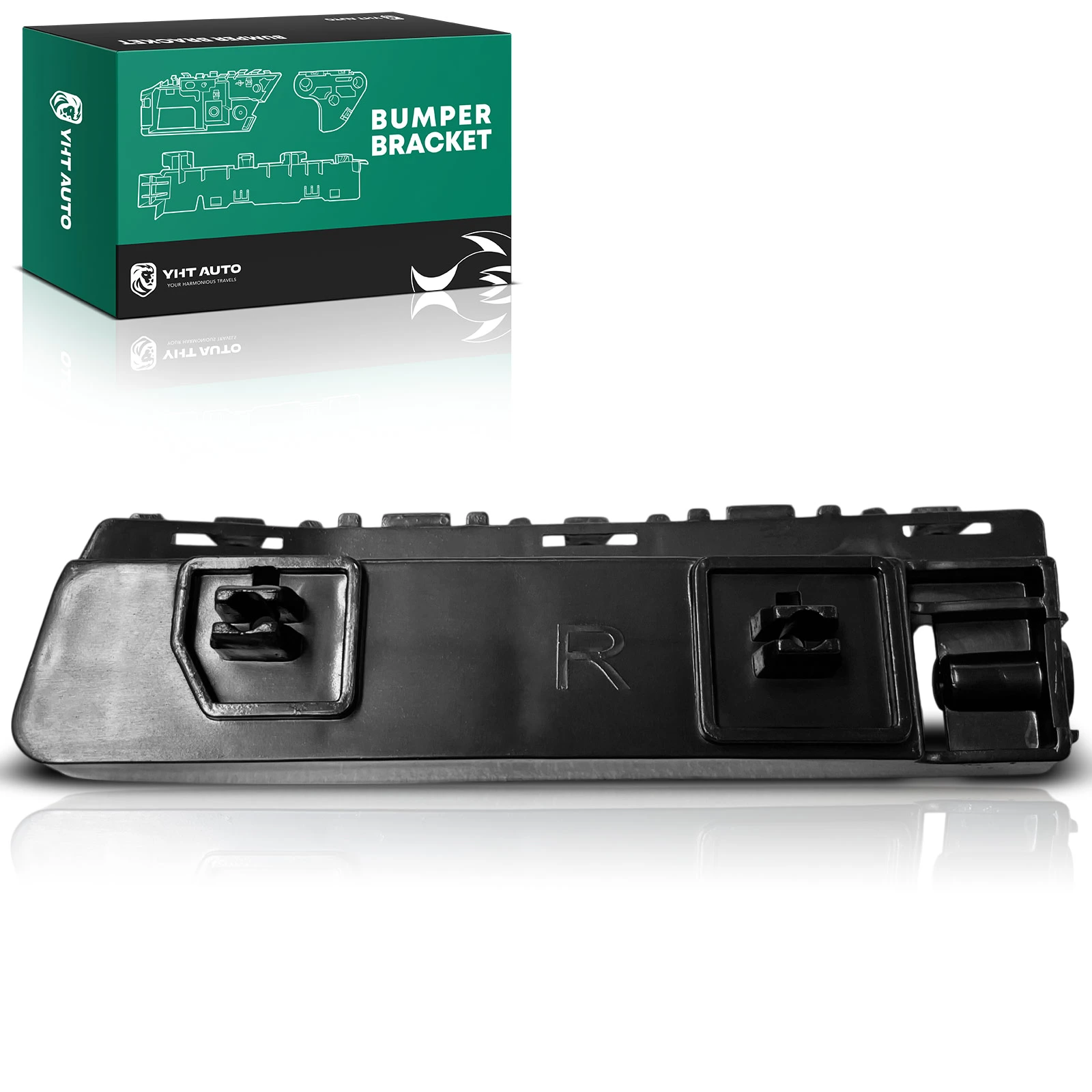 Front Passenger Plastic Bumper Cover Retainer Bracket Brace for Acura TSX 2009-2014