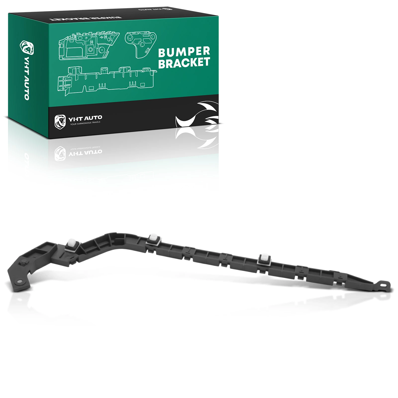 Rear Passenger Plastic Bumper Bracket for 2003-2007 Honda Accord