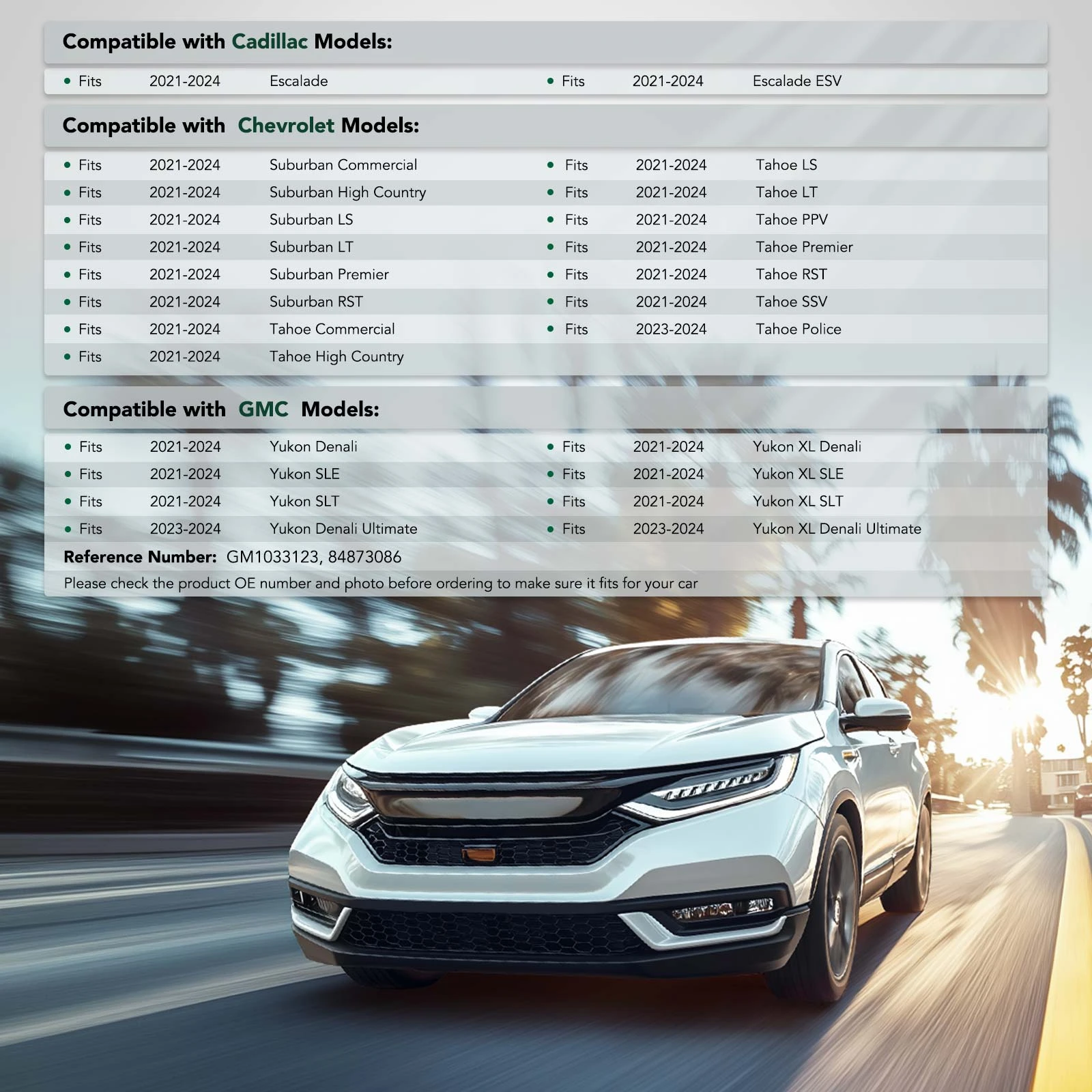 Front Passenger Bumper Bracket for 2021-2024 GMC Yukon