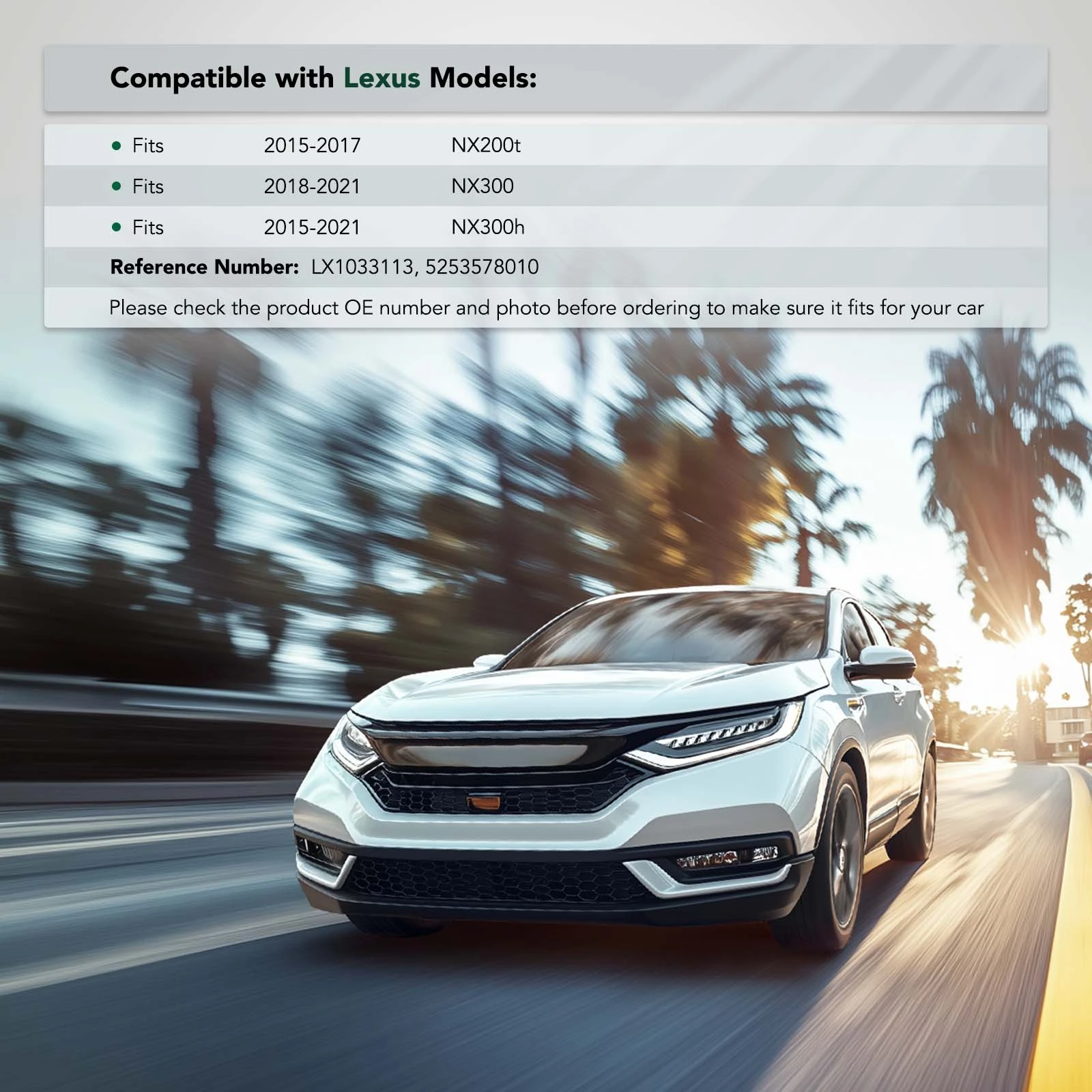 Front Passenger POM Plastic Bumper Cover Retainer for 2015-2017 Lexus NX200t