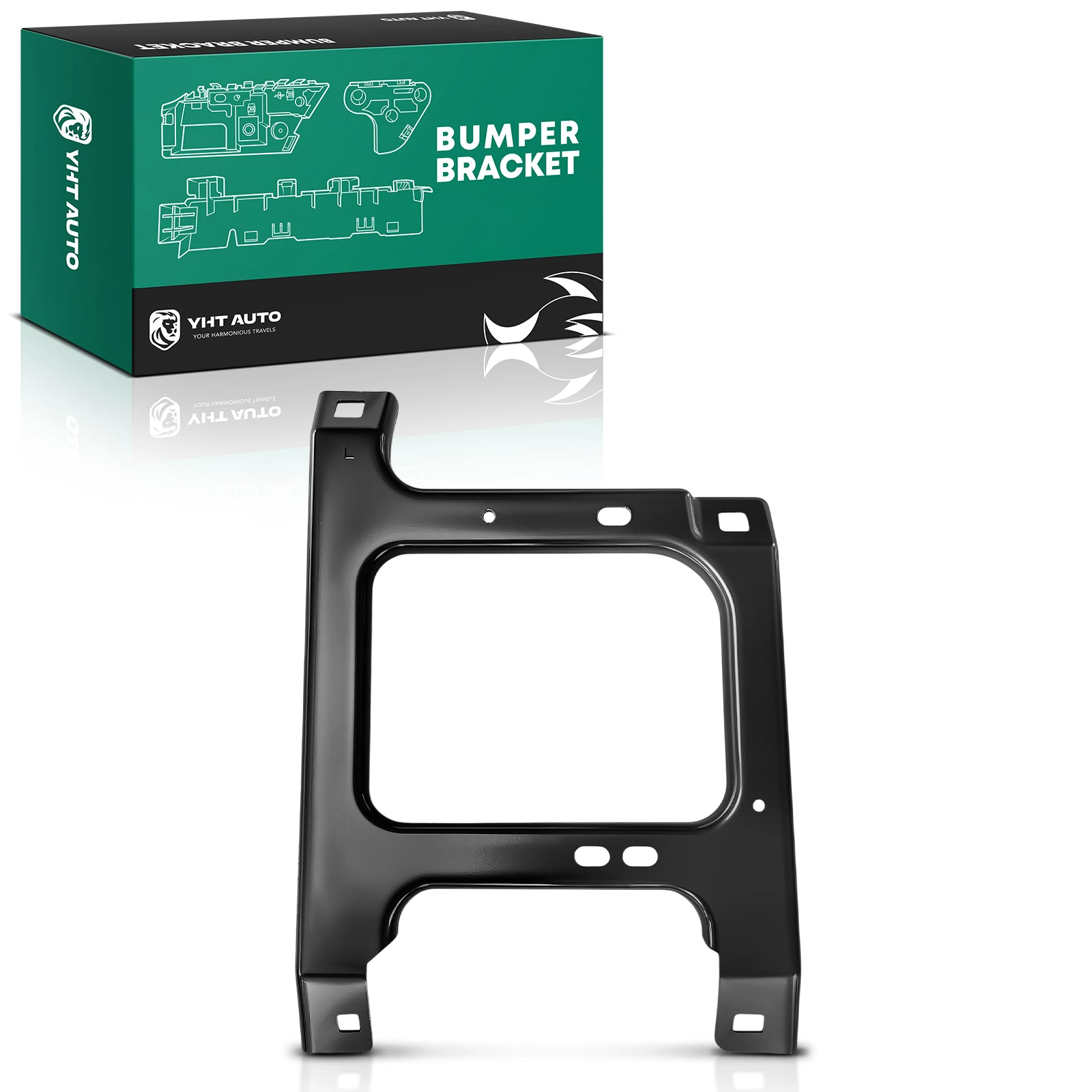 Front Driver Steel Bumper Bracket for 2002-2008 Dodge Ram 2500