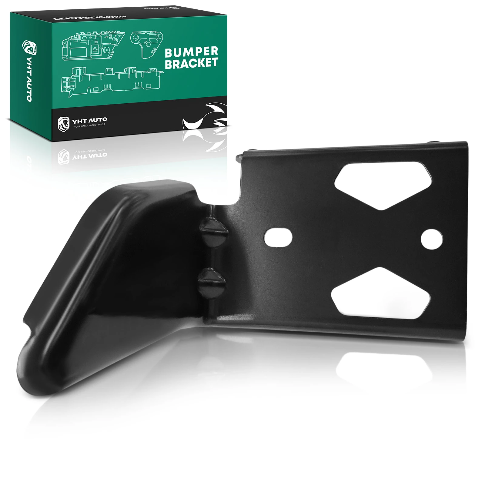 Front Driver Steel Bumper Bracket