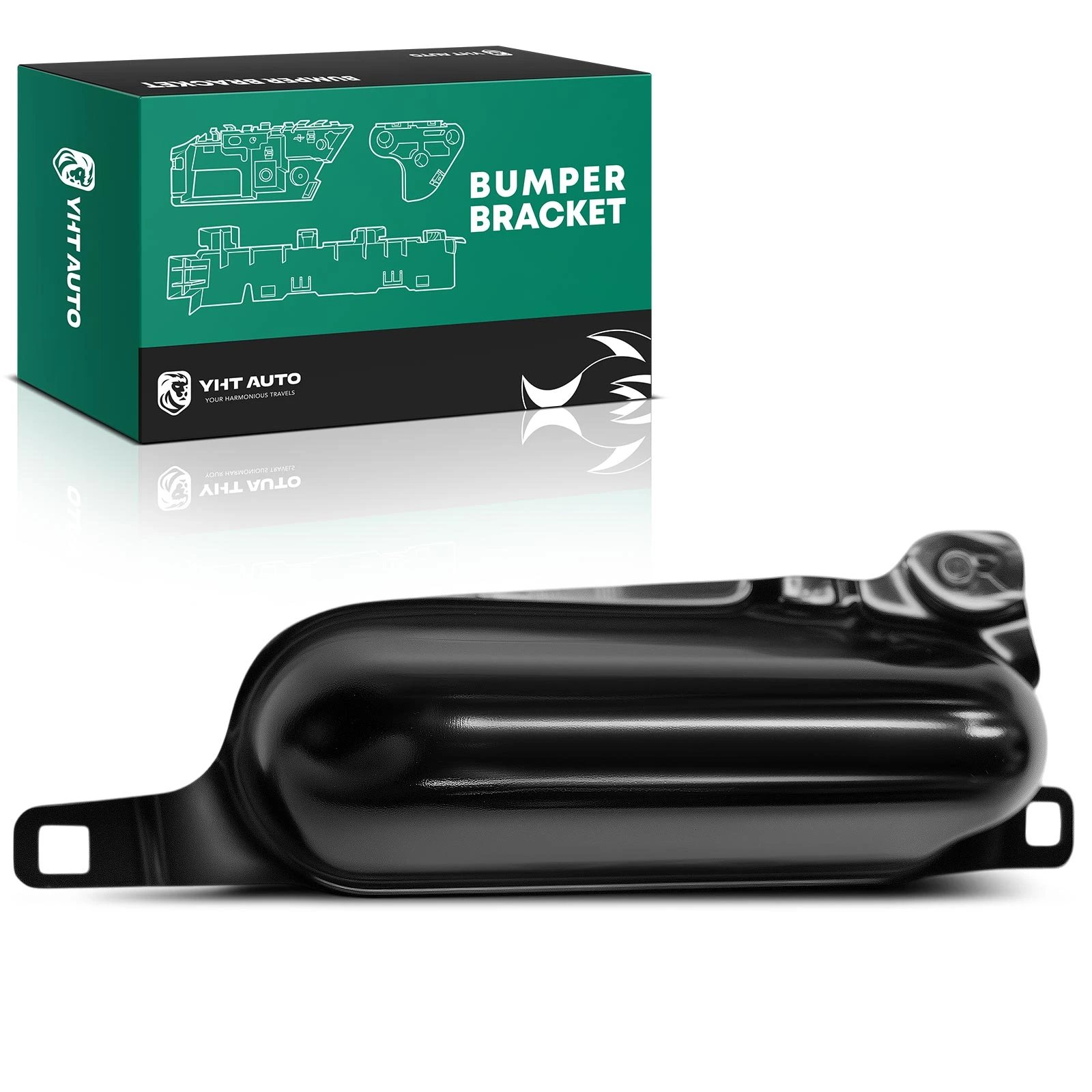 Front Passenger Upper Steel Bumper Bracket for 2006-2008 Dodge Ram 1500