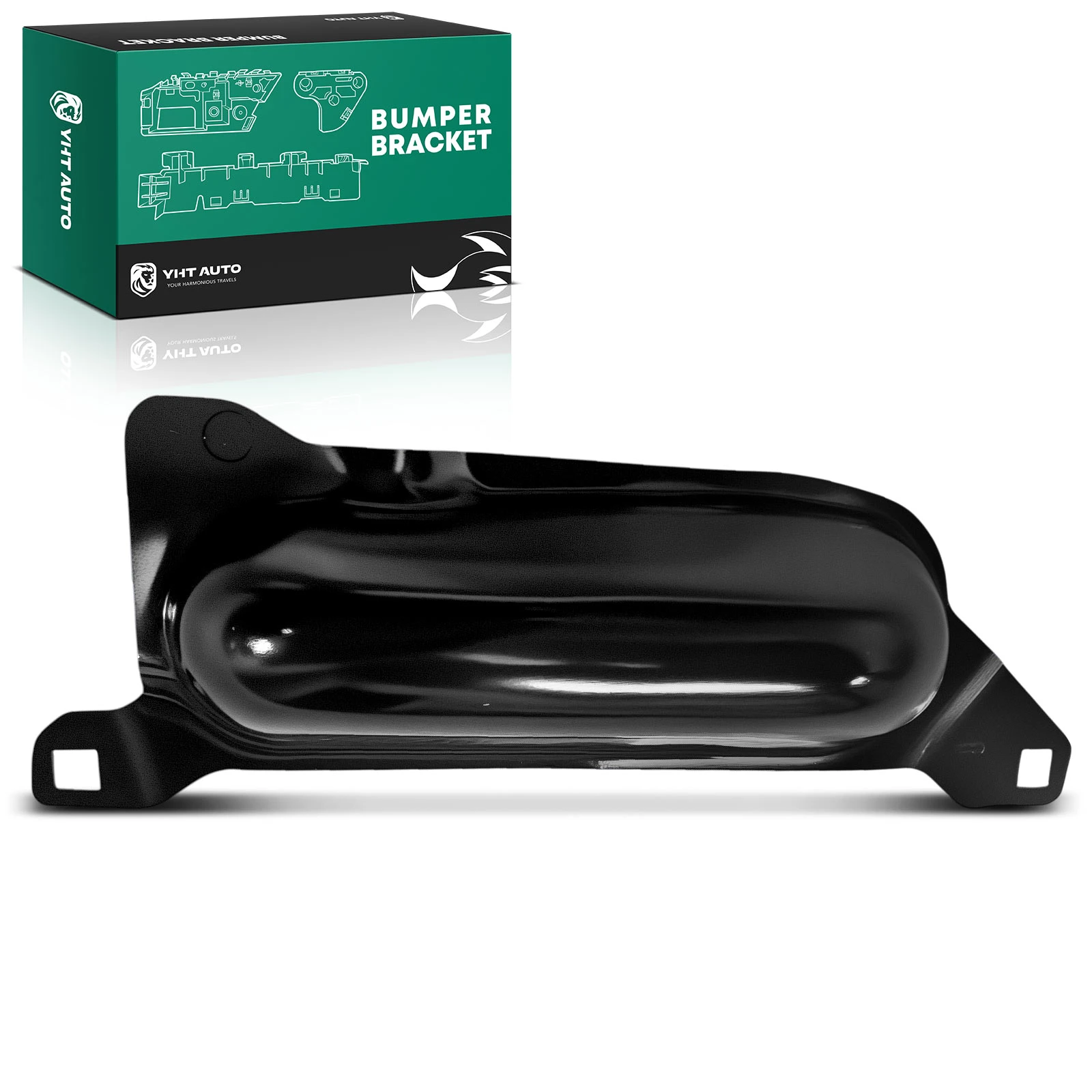 Front Passenger Lower Steel Bumper Bracket for 2006-2008 Dodge Ram 1500