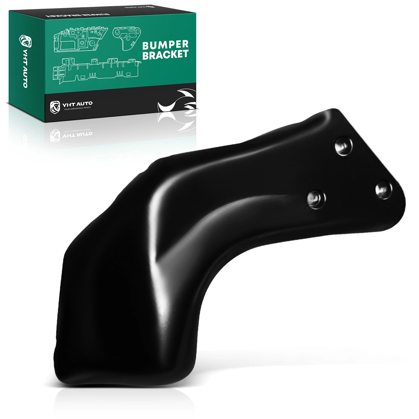 Front Passenger Inner Steel Bumper Bracket for 1988-1993 Chevrolet K2500