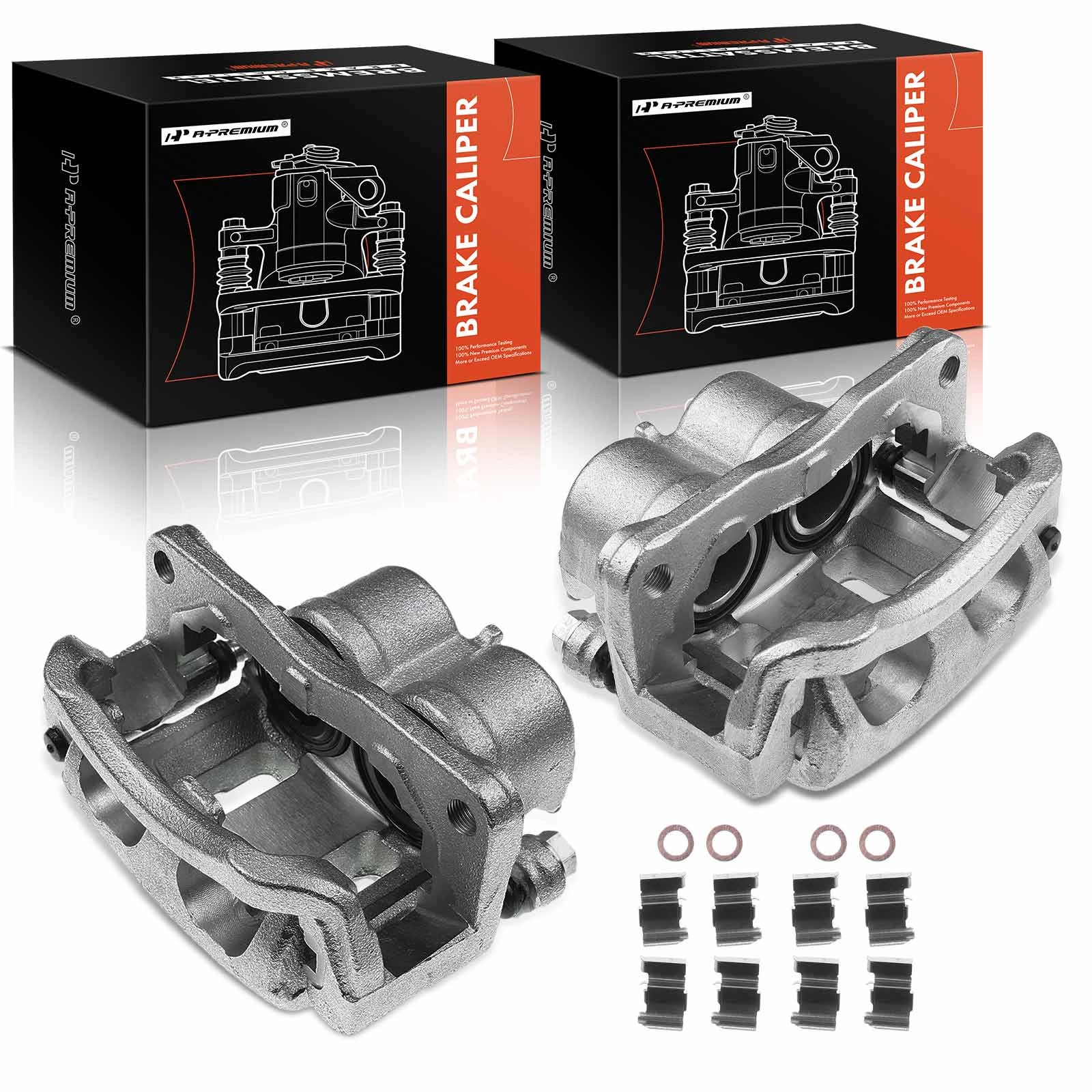 2007-2012 Mazda CX-7 2pc Brake Caliper Front Driver & Passenger 2-Piston A-Premium APBC1791