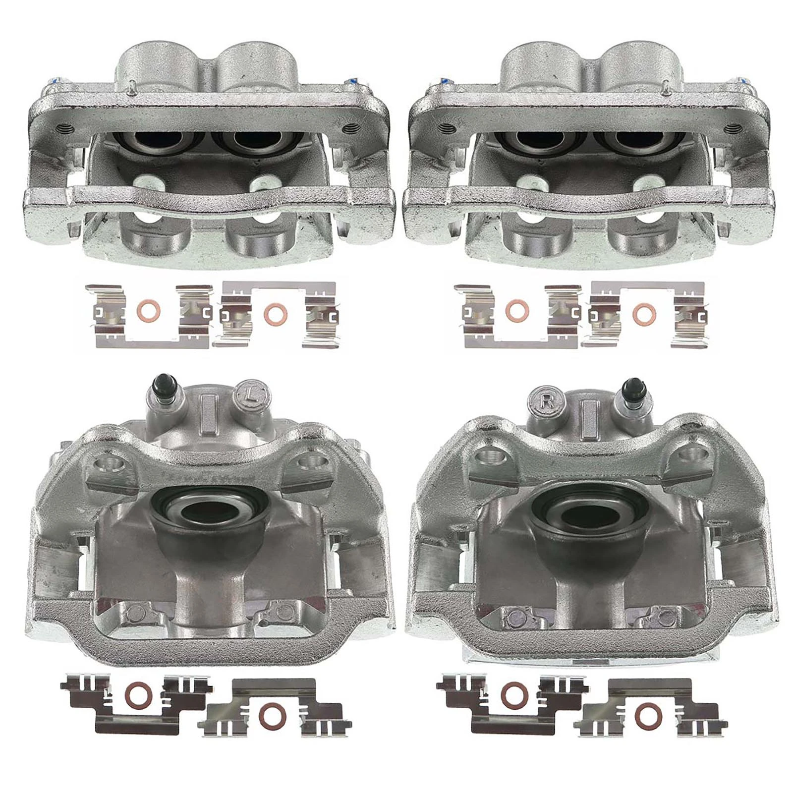 2008-2020 Cadillac Escalade ESV 4-Pc Brake Caliper Front & Rear 2-Piston (Front); 1-Piston (Rear) A-Premium APBC1395