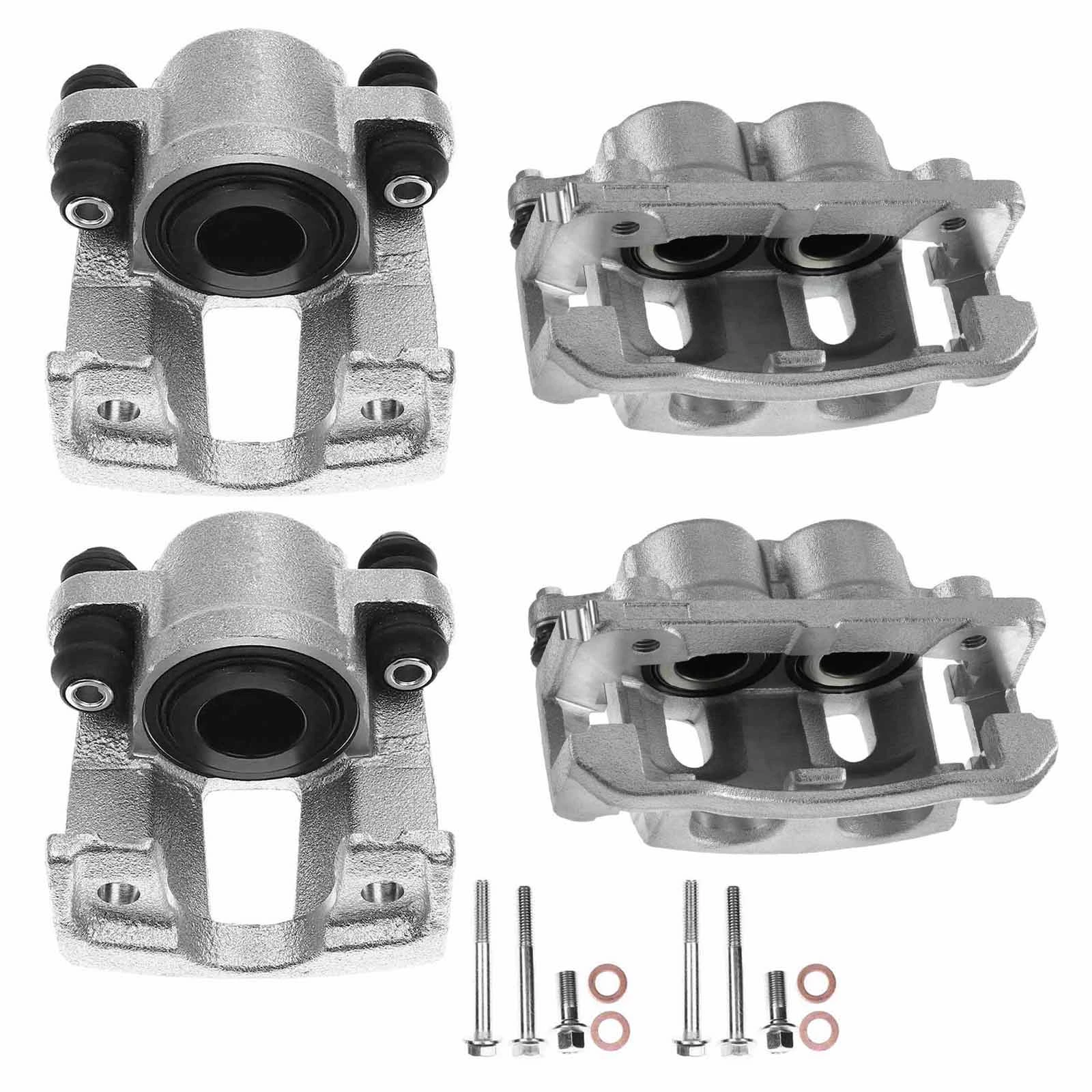 4 Pcs Front & Rear Disc Brake Calipers