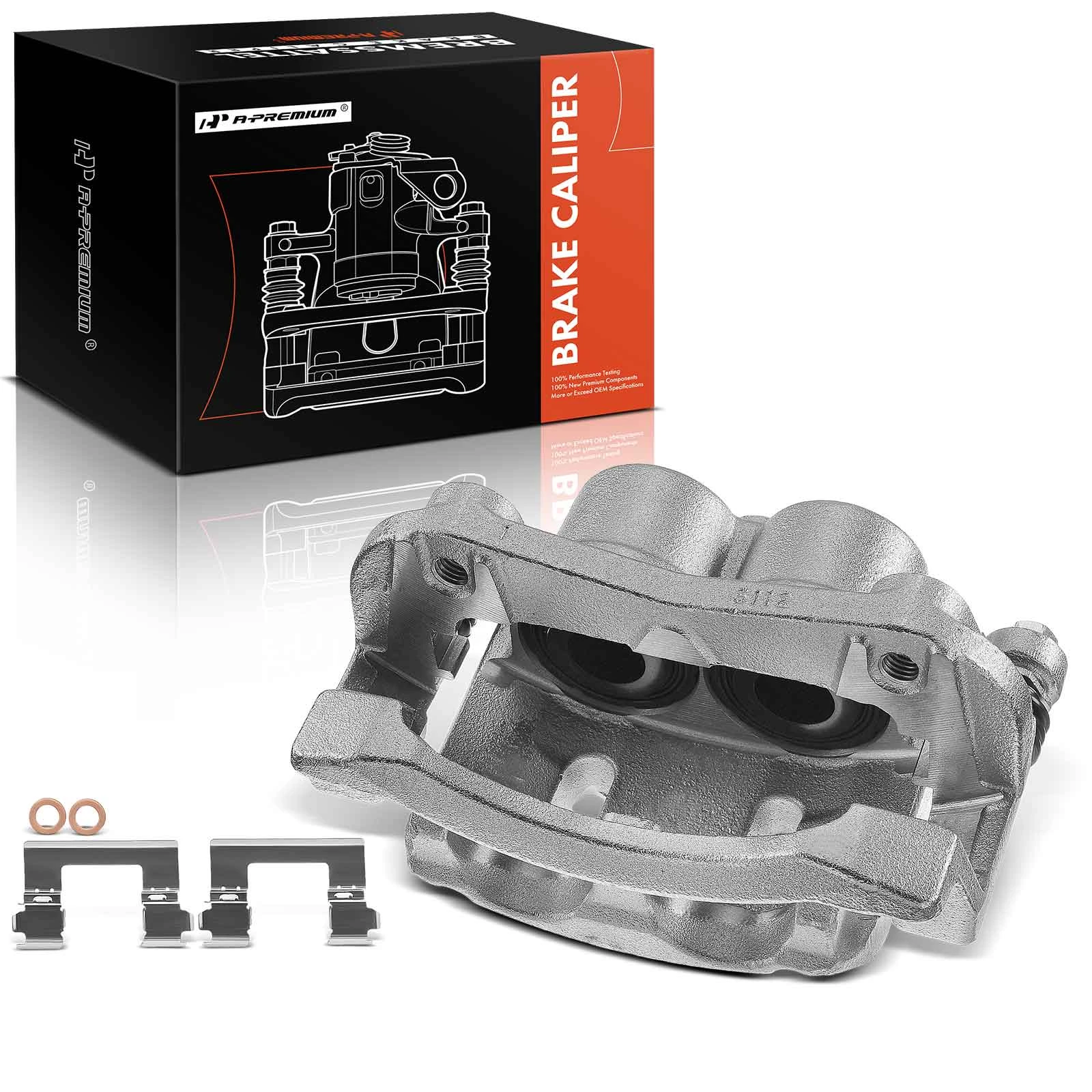 Front Driver Brake Caliper with Bracket