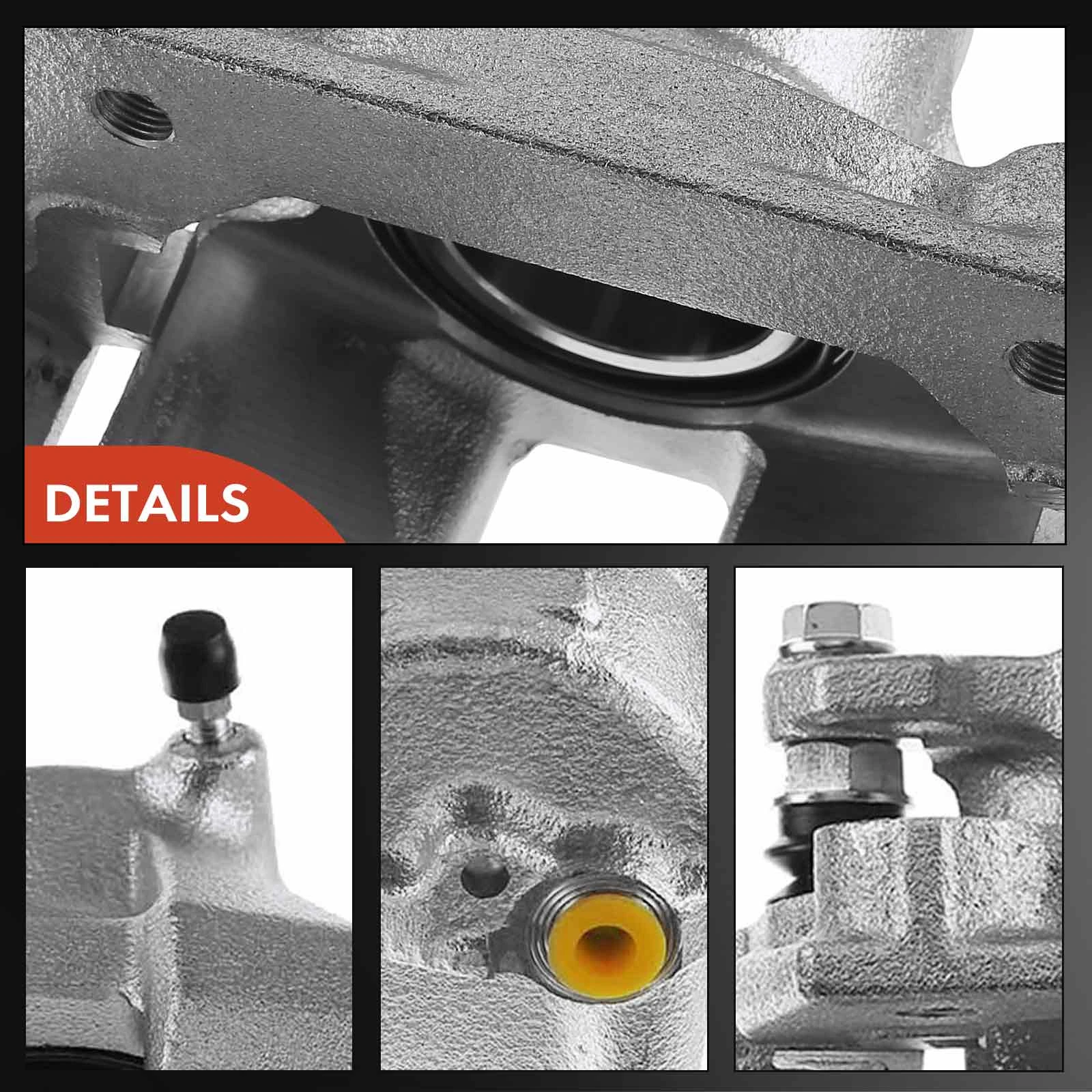A-Premium Brake Caliper Assembly Compatible With BMW E70 F15 X4 X5 X6 2007 2019 Front Passenger Side