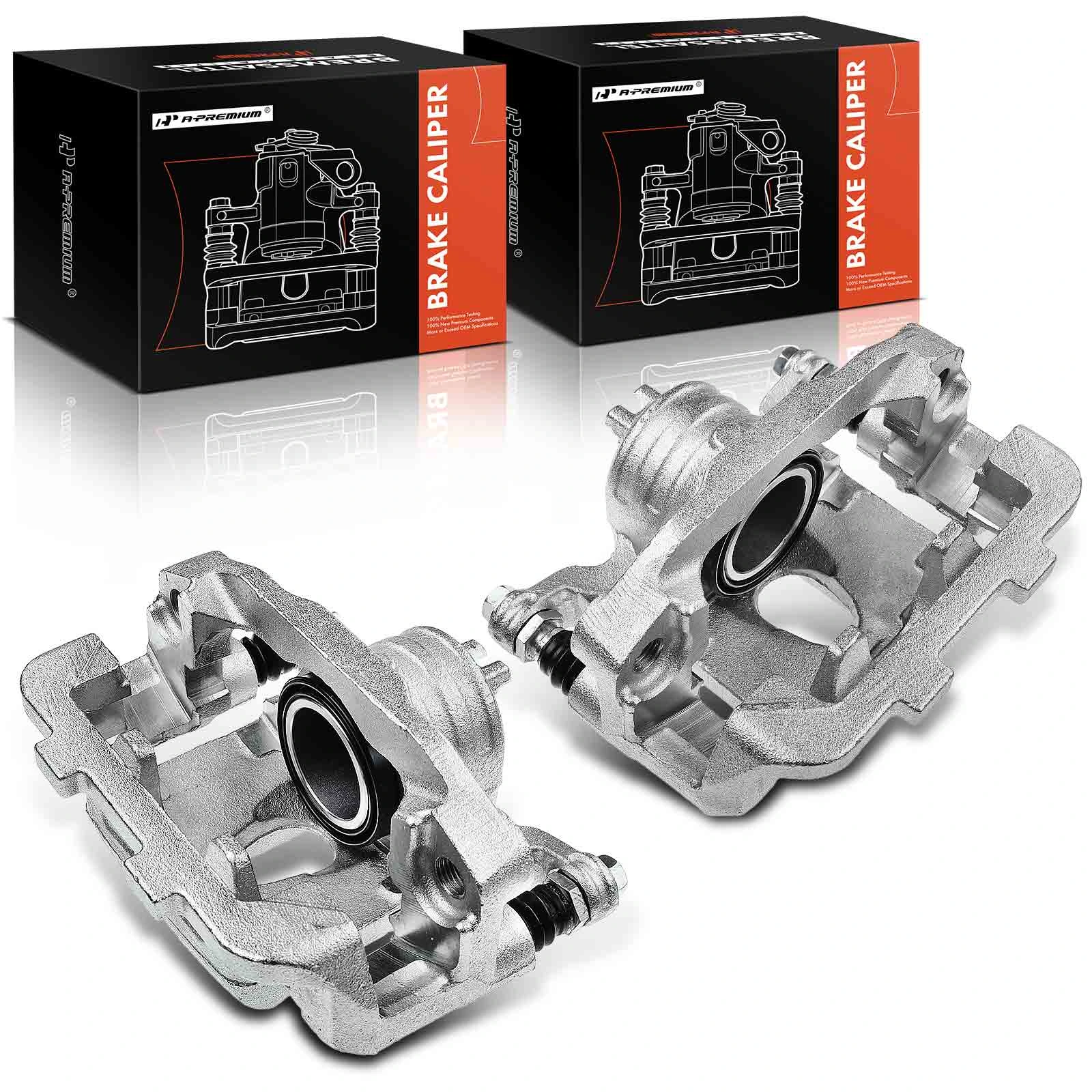 2 Pcs Rear Brake Caliper with Bracket