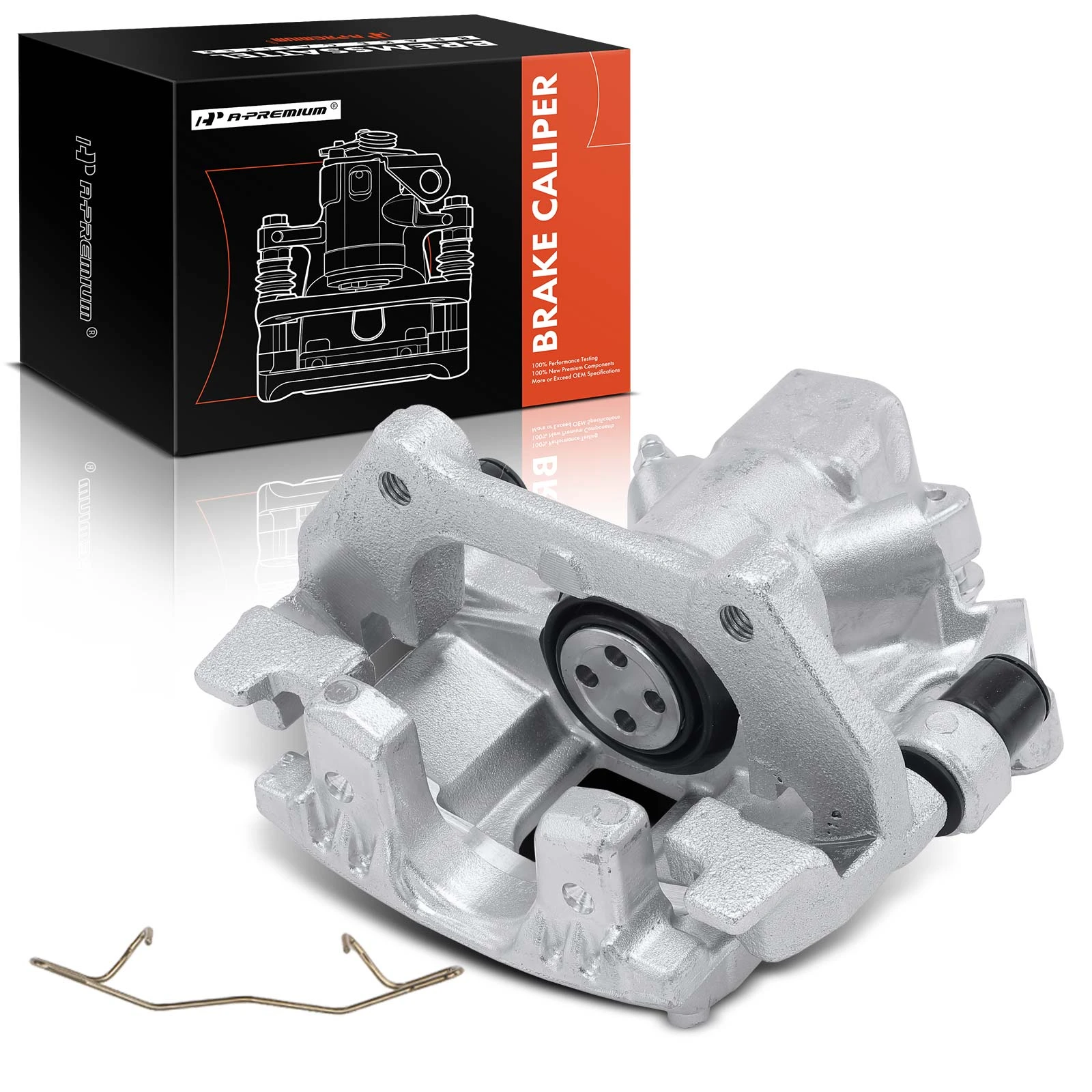 Rear Passenger Brake Caliper with Bracket