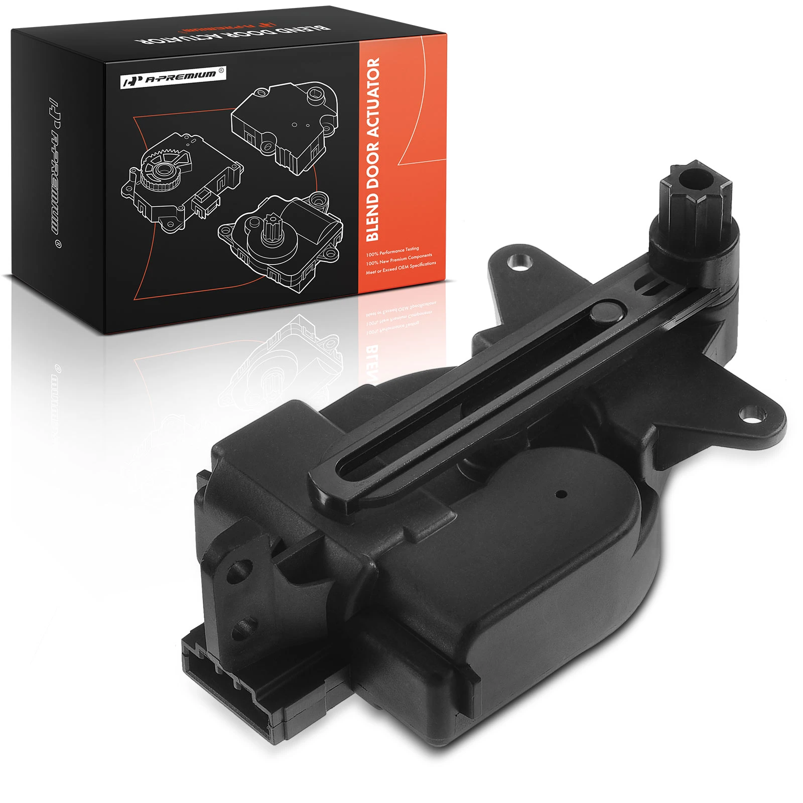 Main Recirculation HVAC Heater Blend Door Actuator