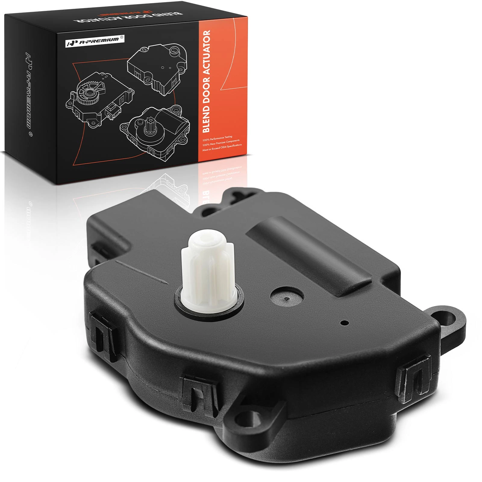 Auxiliary HVAC Heater Blend Door Actuator for 2006-2010 Jeep Commander