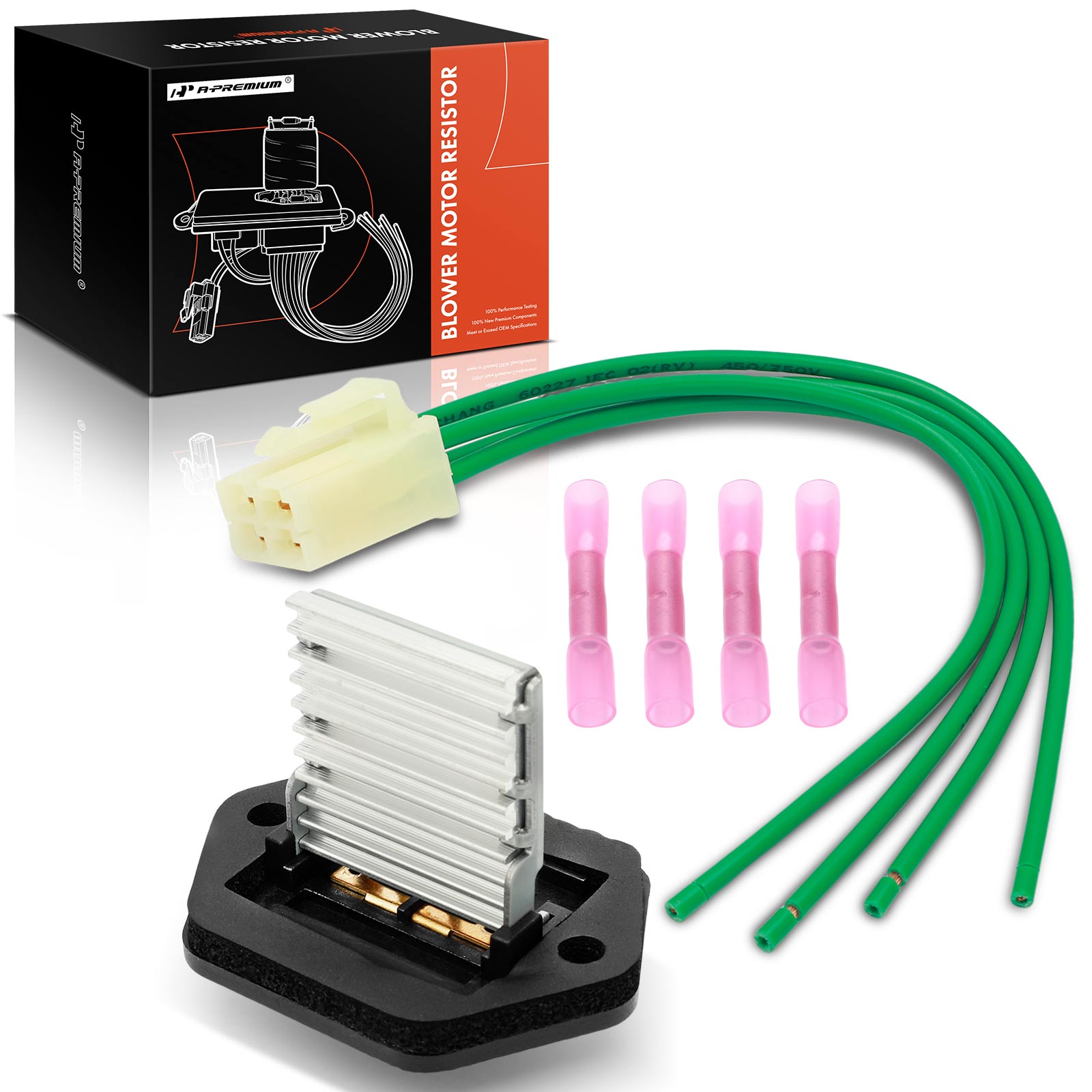 Heater Blower Motor Resistor with Wiring Harness