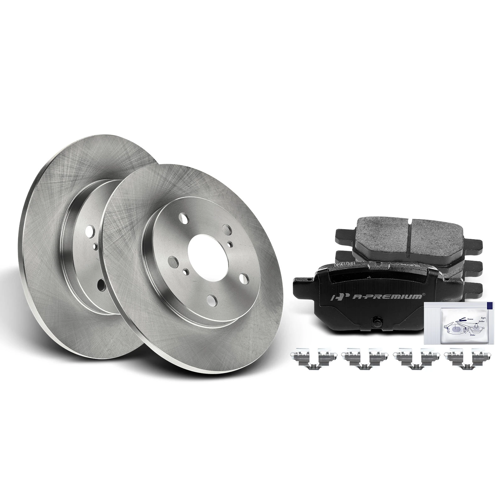 Rear Disc Brake Rotors & Ceramic Brake Pads