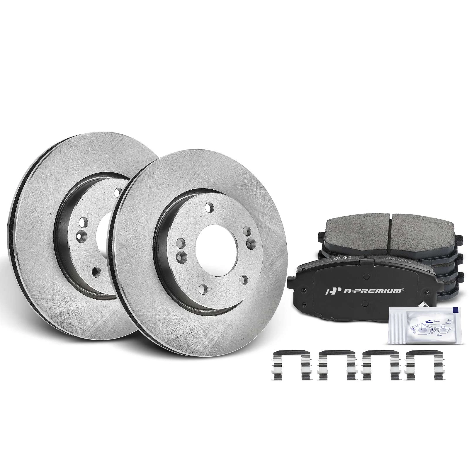 Front Disc Brake Rotors & Ceramic Brake Pads