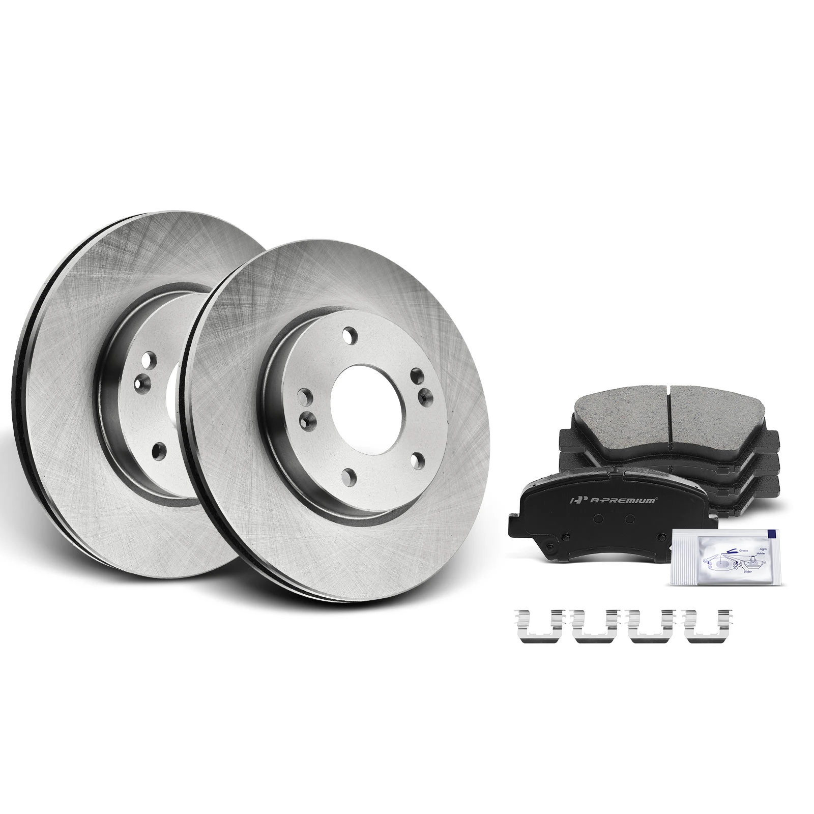 Front Disc Brake Rotors & Ceramic Brake Pads