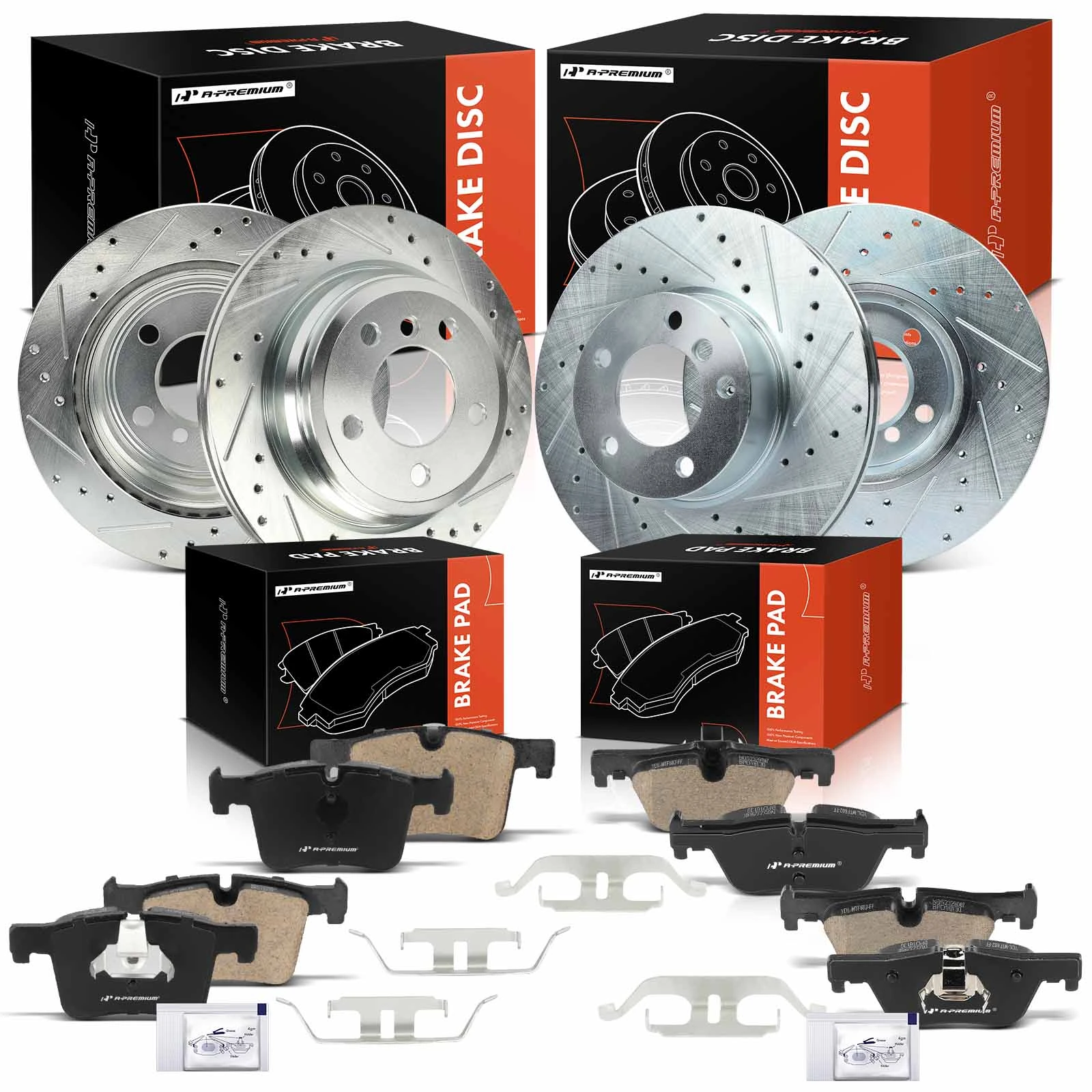 A-Premium Brake Caliper Assembly With Bracket Compatible With Hyundai Tiburon 2006-2008 V6 2.7L Coupe Front Driver Side