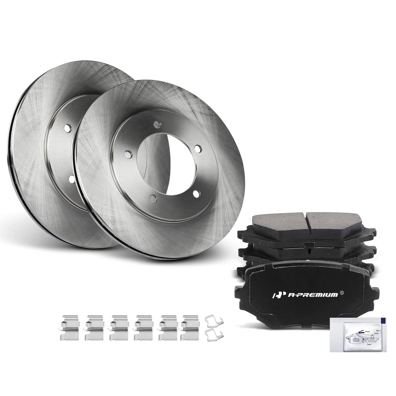 Front Disc Brake Rotors & Ceramic Brake Pads