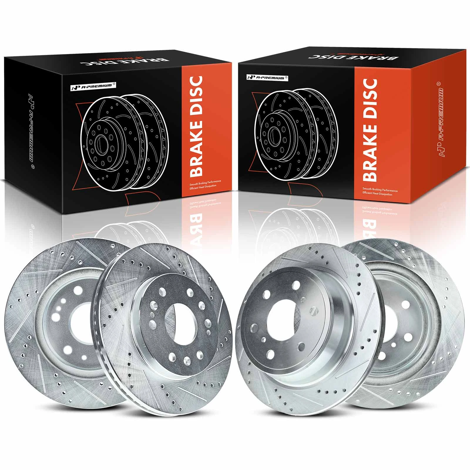 コスメ セット 30点 brake disc rotor [F＆R] Brakenetic Premium Drilled Brake