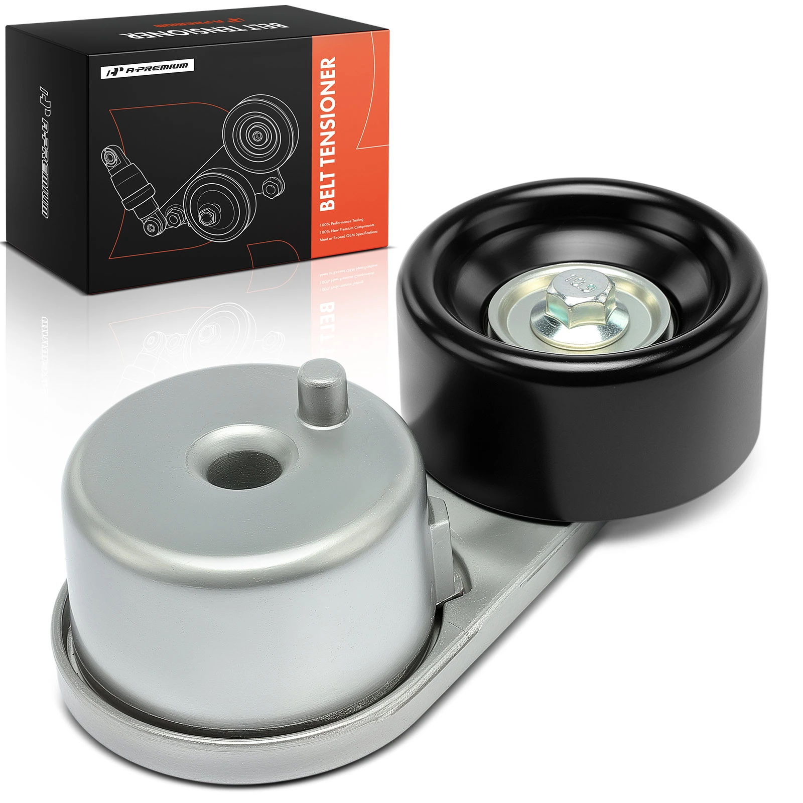 Belt Tensioner with Pulley for Nissan NV1500 NV2500 NV3500 Pathfinder Suzuki