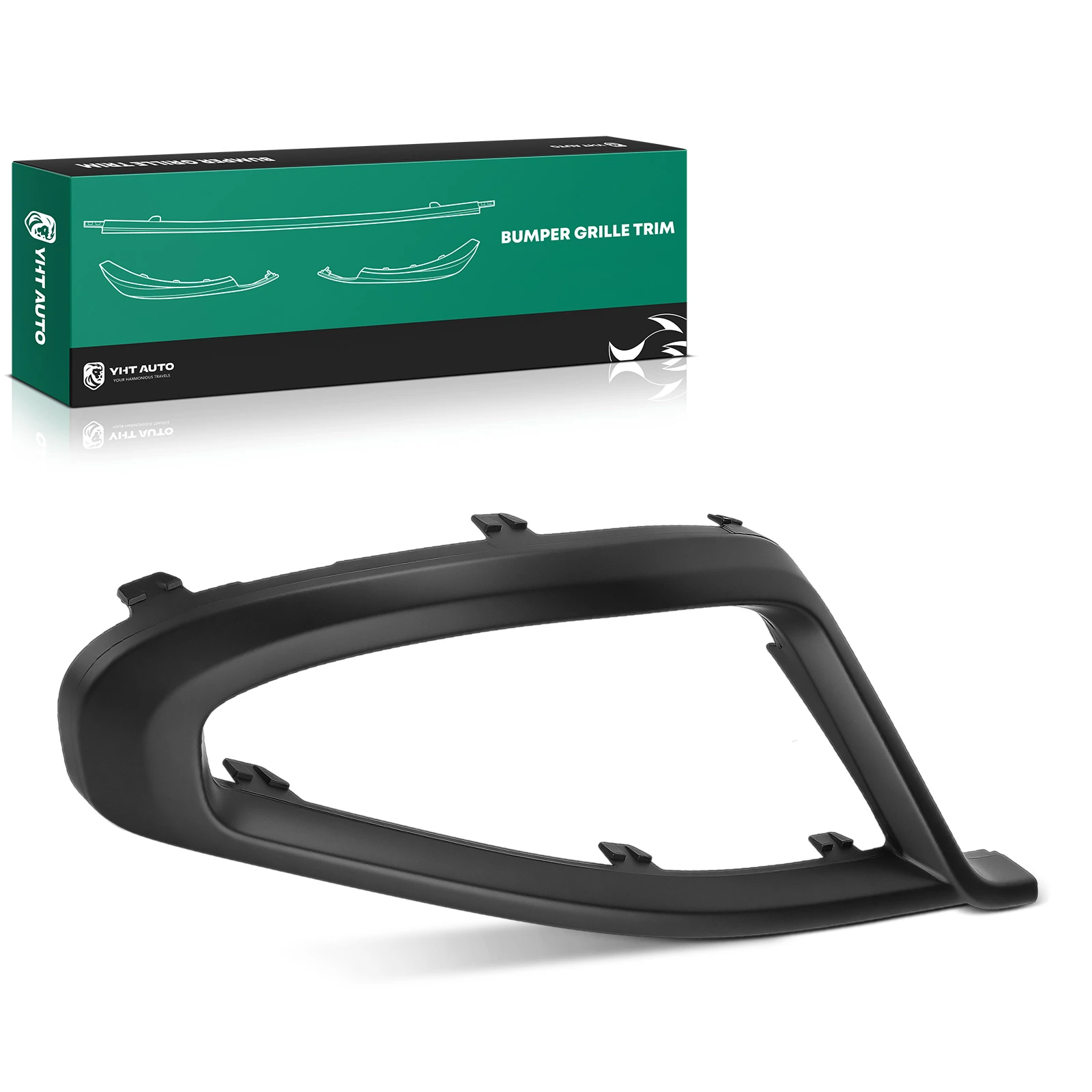 Front Driver Tow Hook Bezel for 2019-2023 Jeep Cherokee