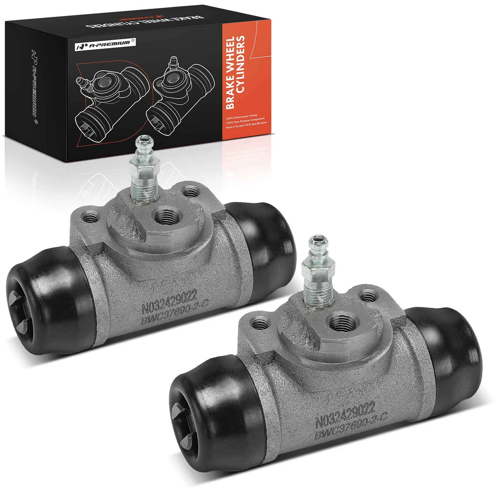 2 Pcs Rear Drum Brake Wheel Cylinders for Toyota 4Runner Land Cruiser T100 Tundra