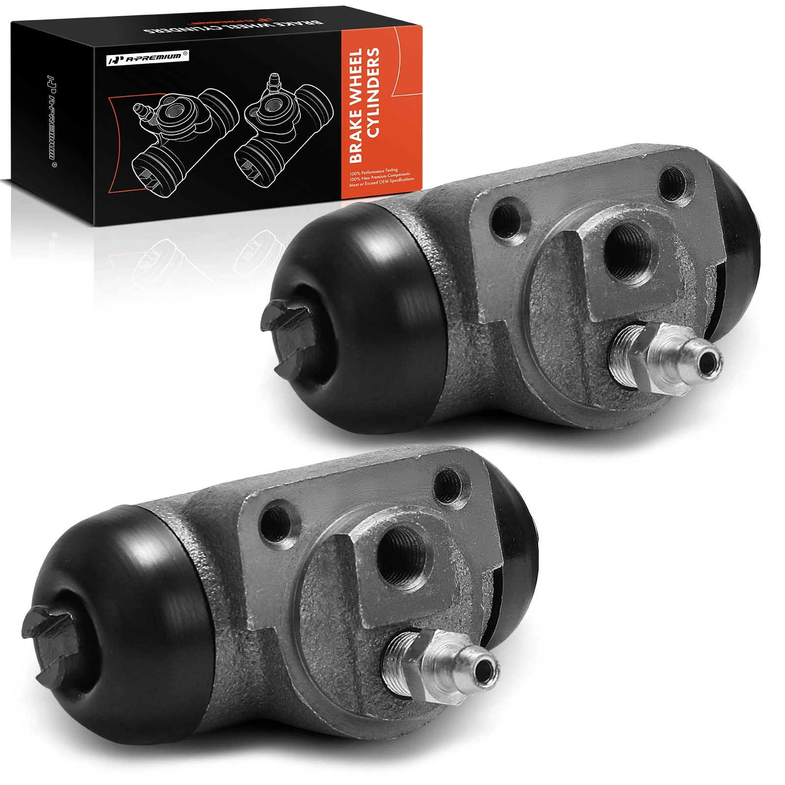 2 Pcs Rear Drum Brake Wheel Cylinders