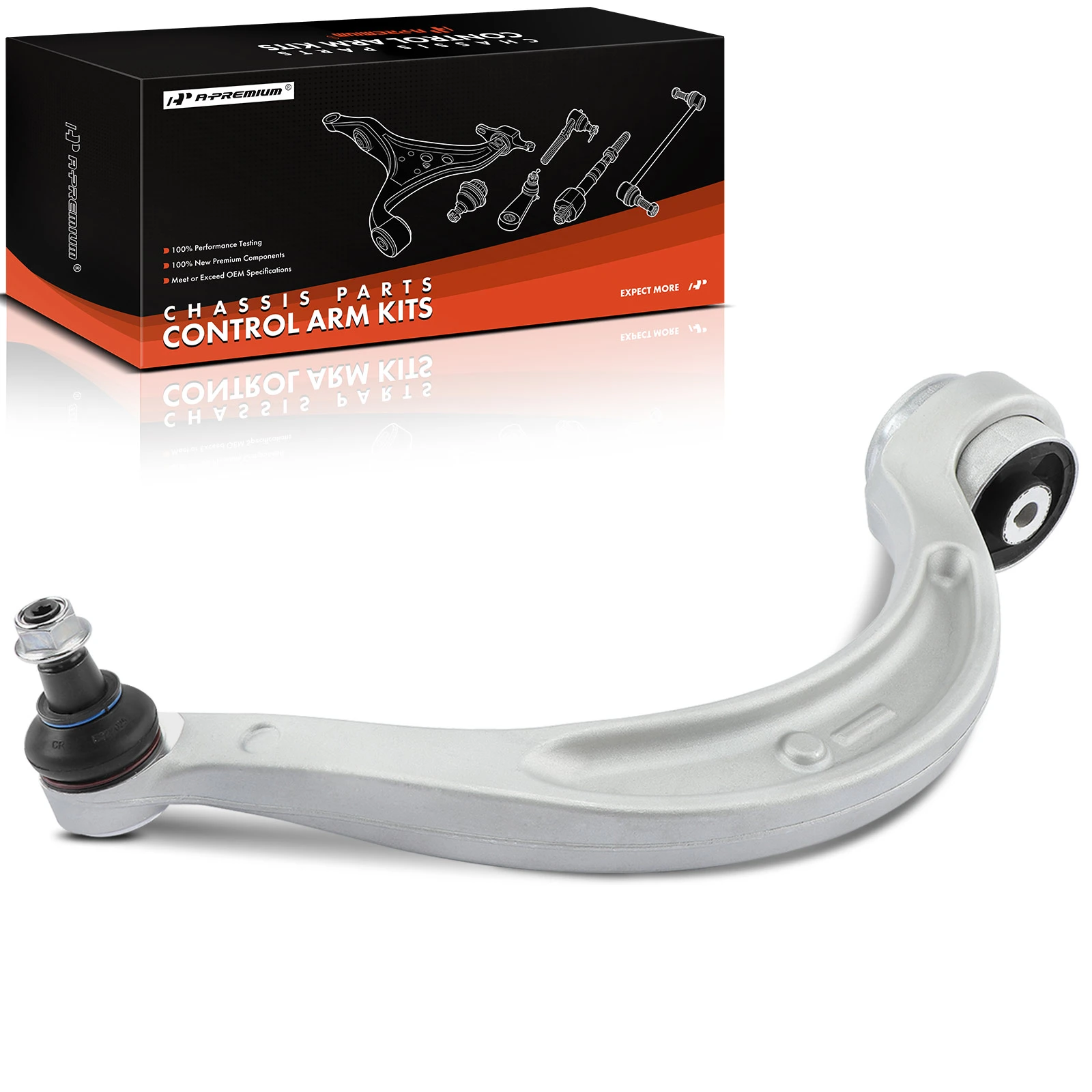 Front Left Lower Rearward Control Arm & Ball Joint Assembly