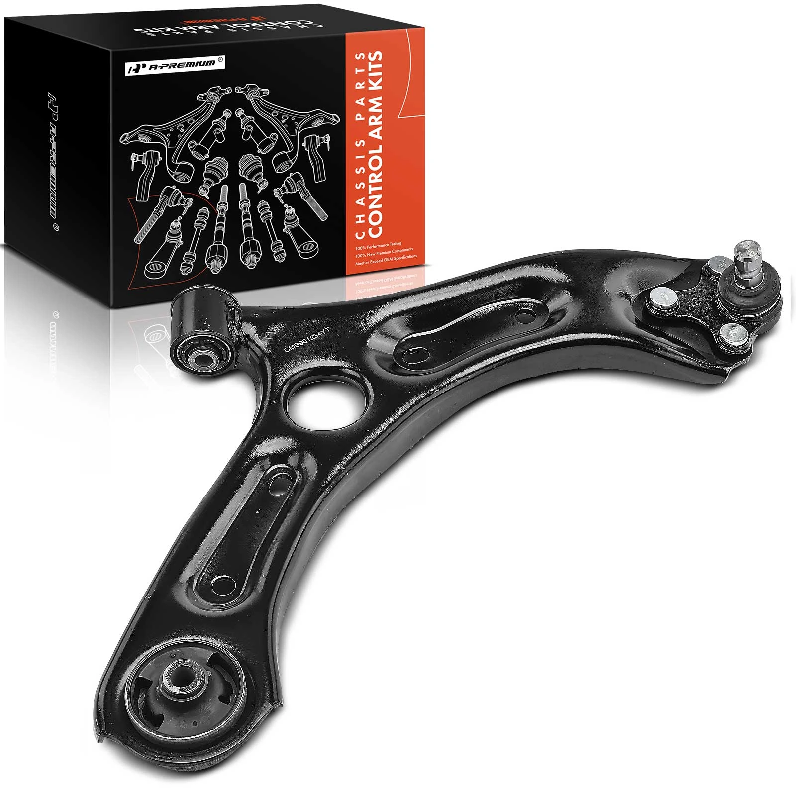 2017-2021 Kia Sportage 1pc Control Arm and Ball Joint Kit, Front Passenger Lower with Ball Joint A-Premium APCA4181