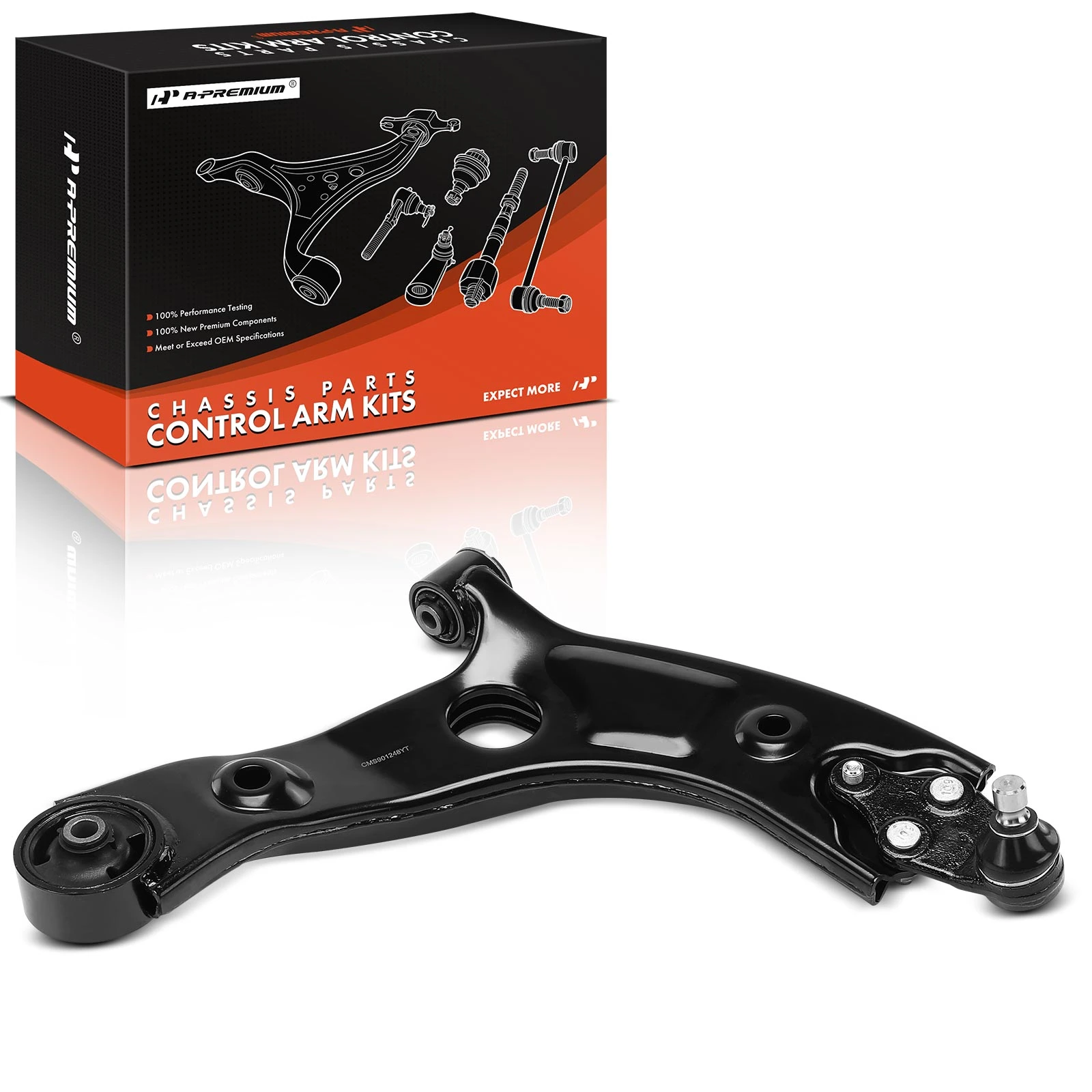 2016-2020 Kia Sorento 1-Pc Control Arm and Ball Joint Assembly, Front Passenger Lower with Ball Joint A-Premium APCA7301